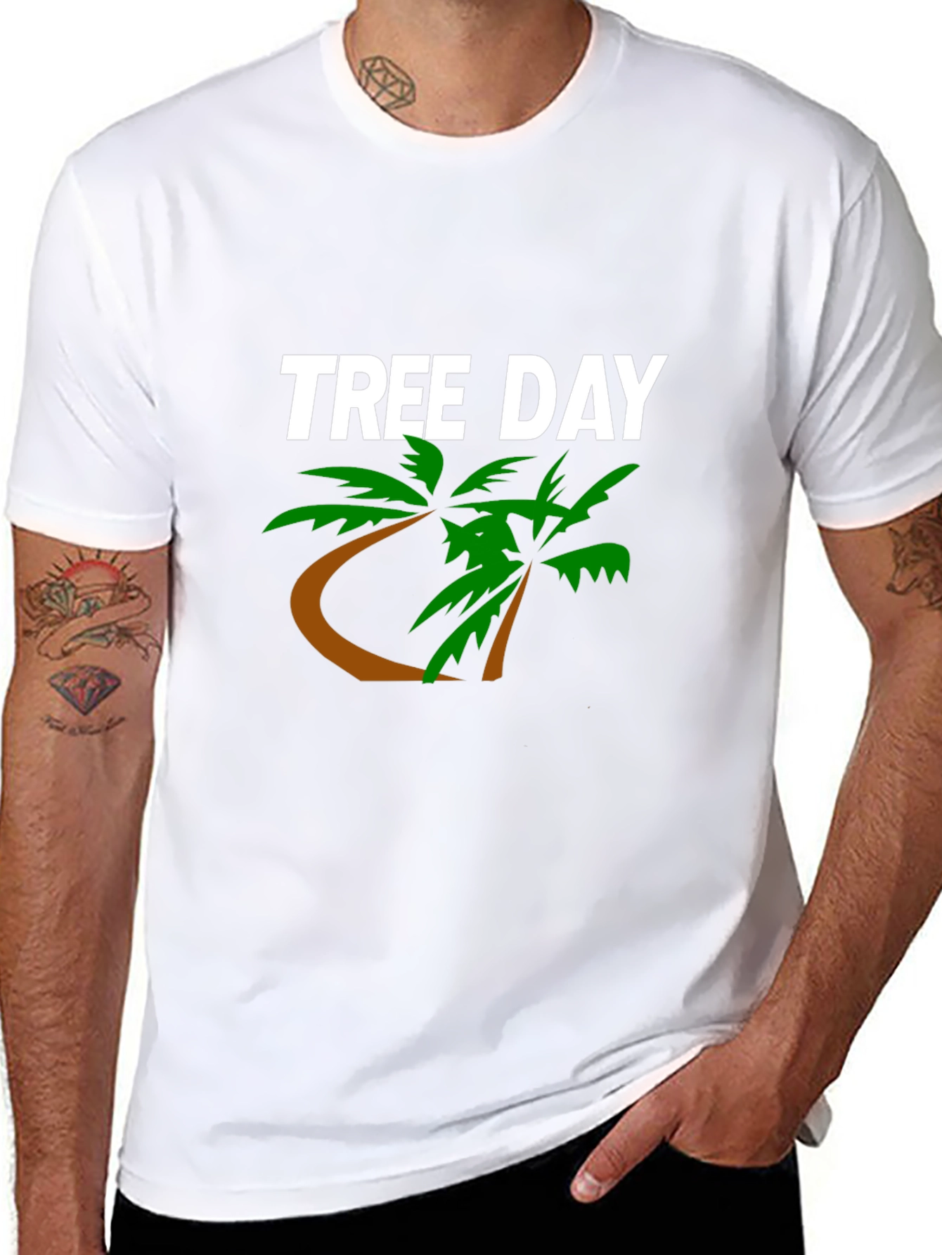 Tree Day Graphic Tee - Black