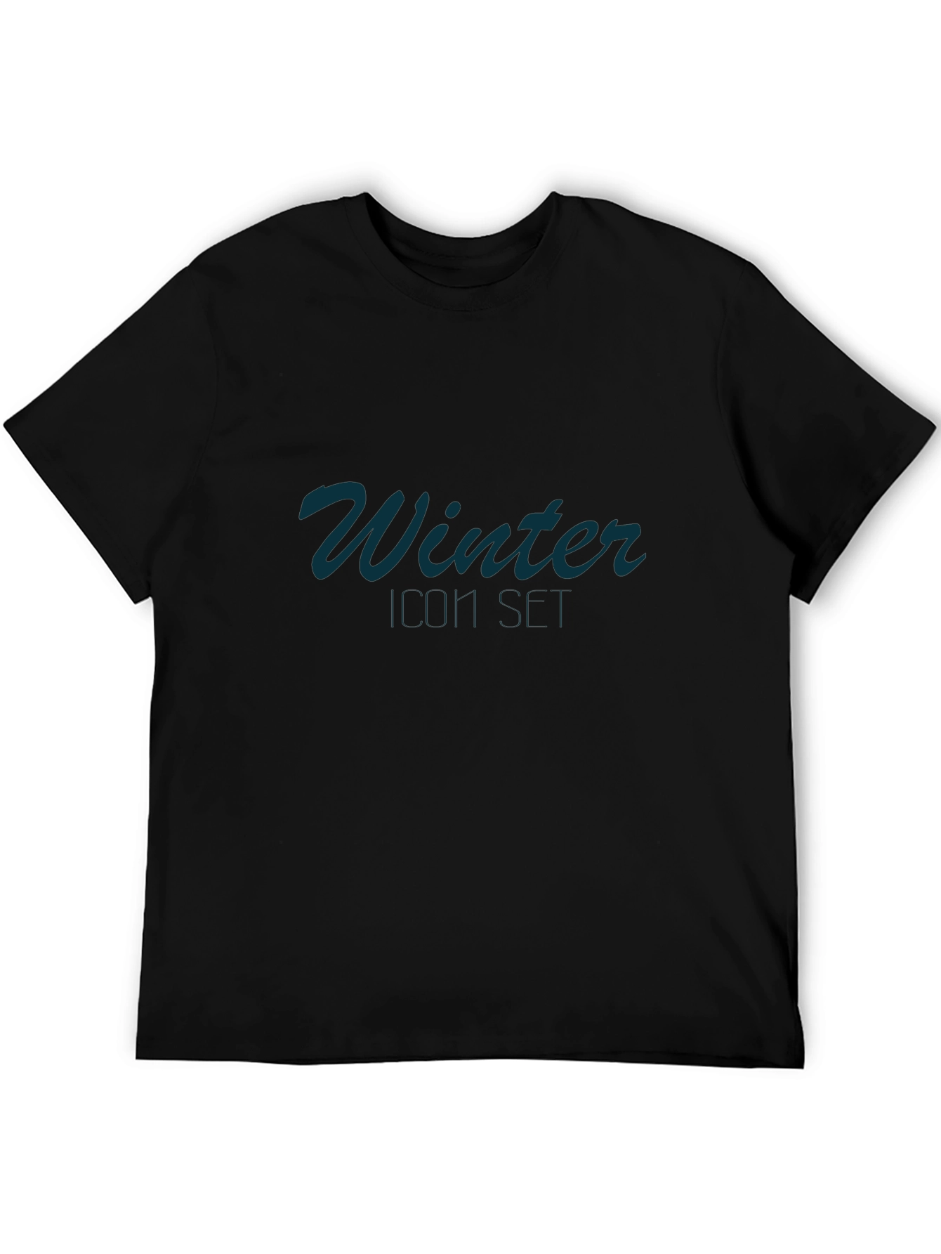 Winter Icon T-Shirt - Stylish Black Tee