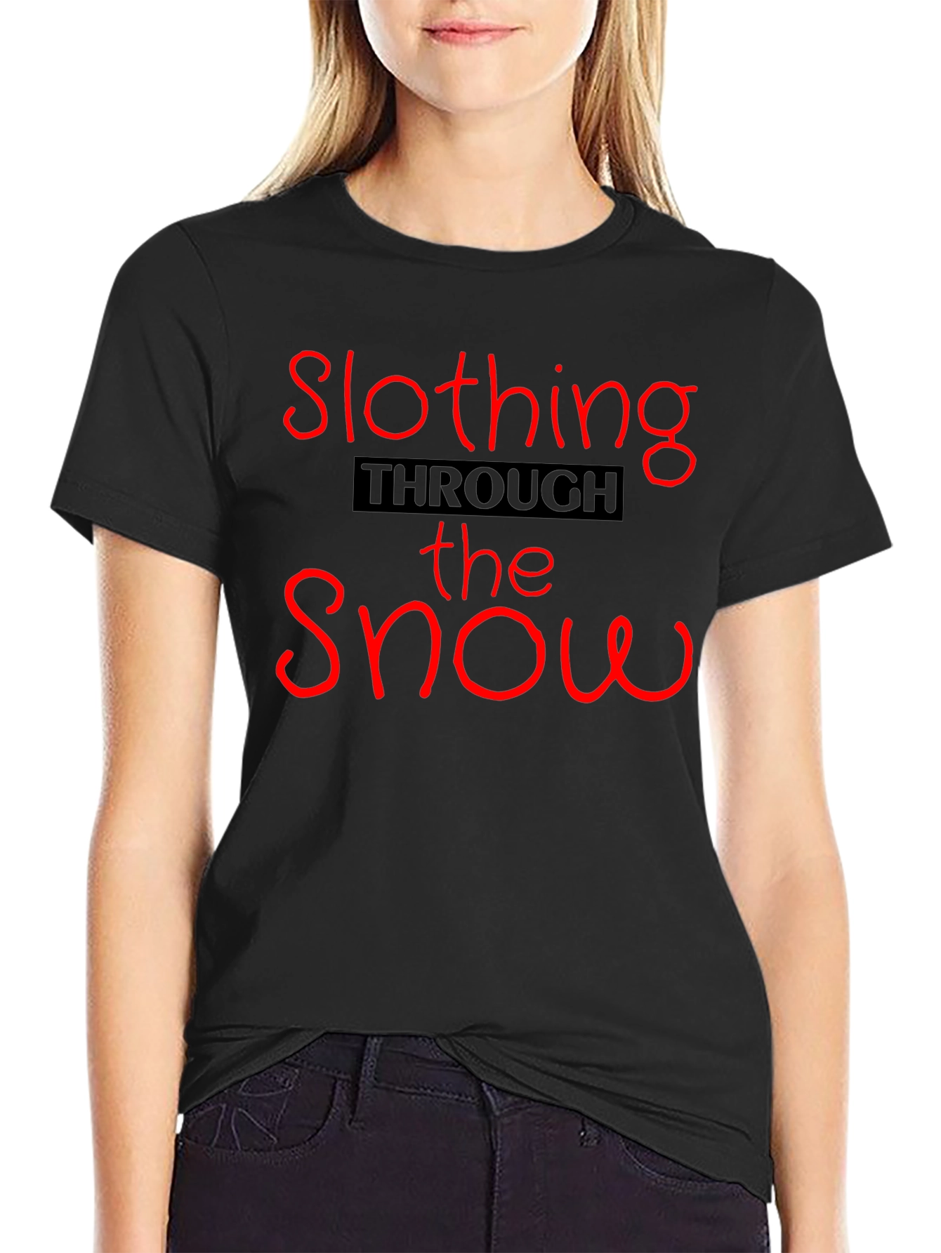 Slothing Through the Snow T-Shirt