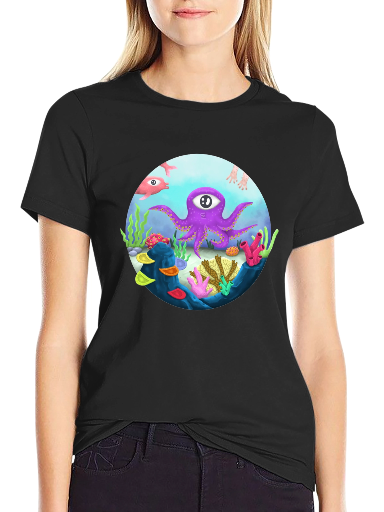 Eye See You Octopus Graphic Tee