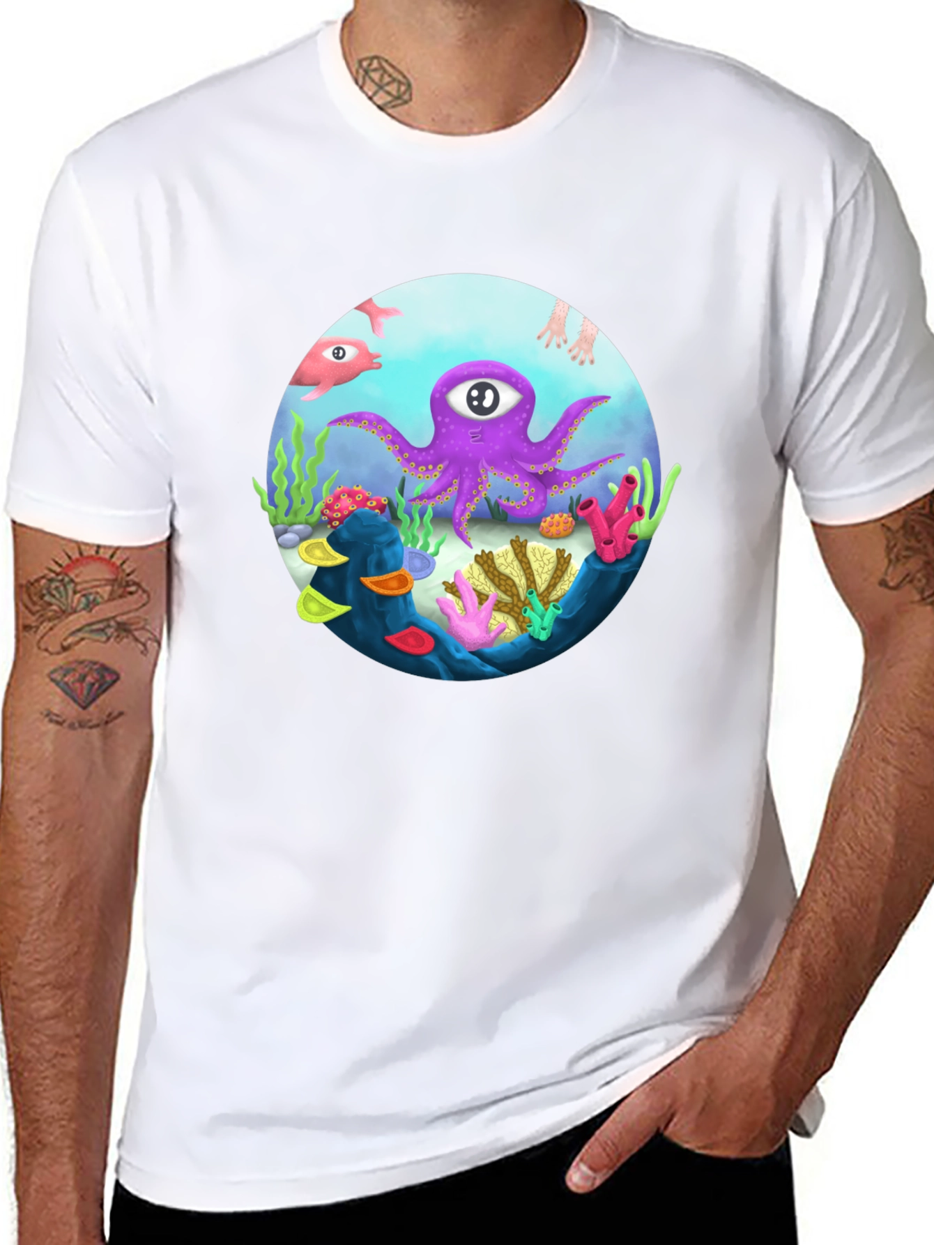 Eye See You Octopus Graphic Tee