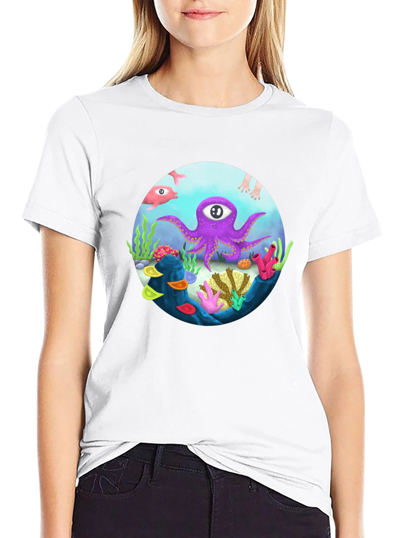 Eye See You Octopus Graphic Tee