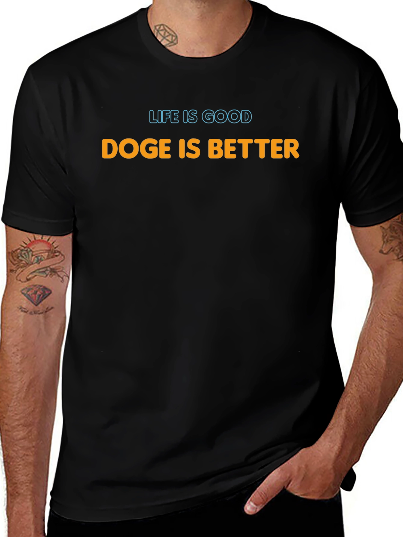 Doge Is Better Graphic Tee