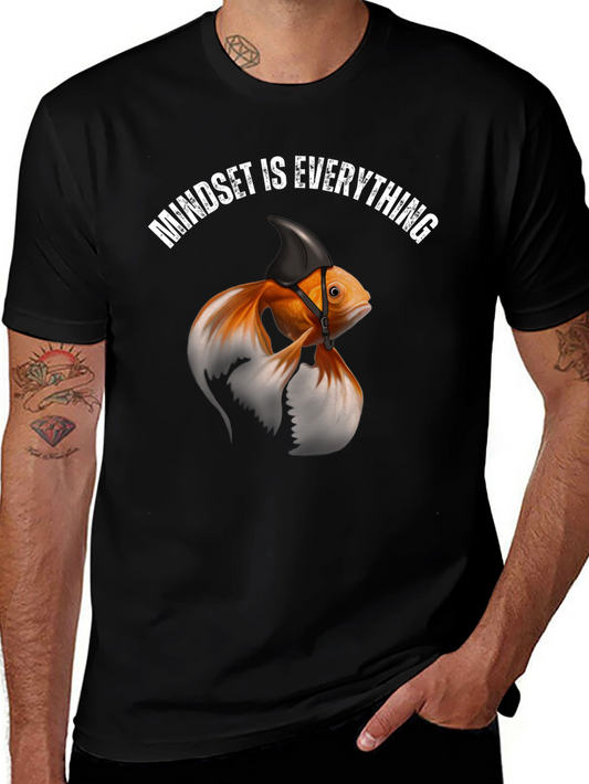 Mindset is Everything Graphic Tee - Shark Fin Goldfish
