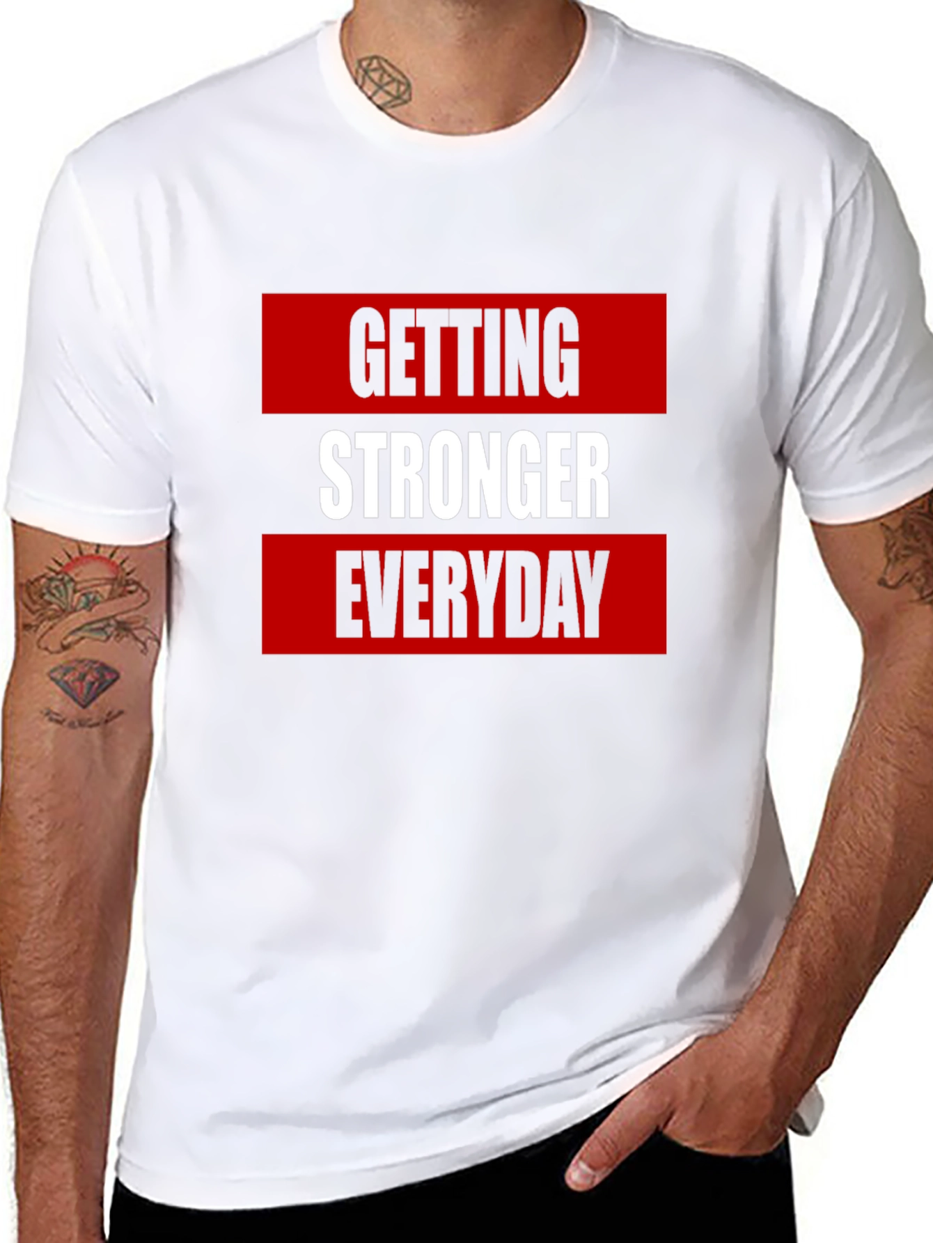 Getting Stronger Everyday Graphic Tee