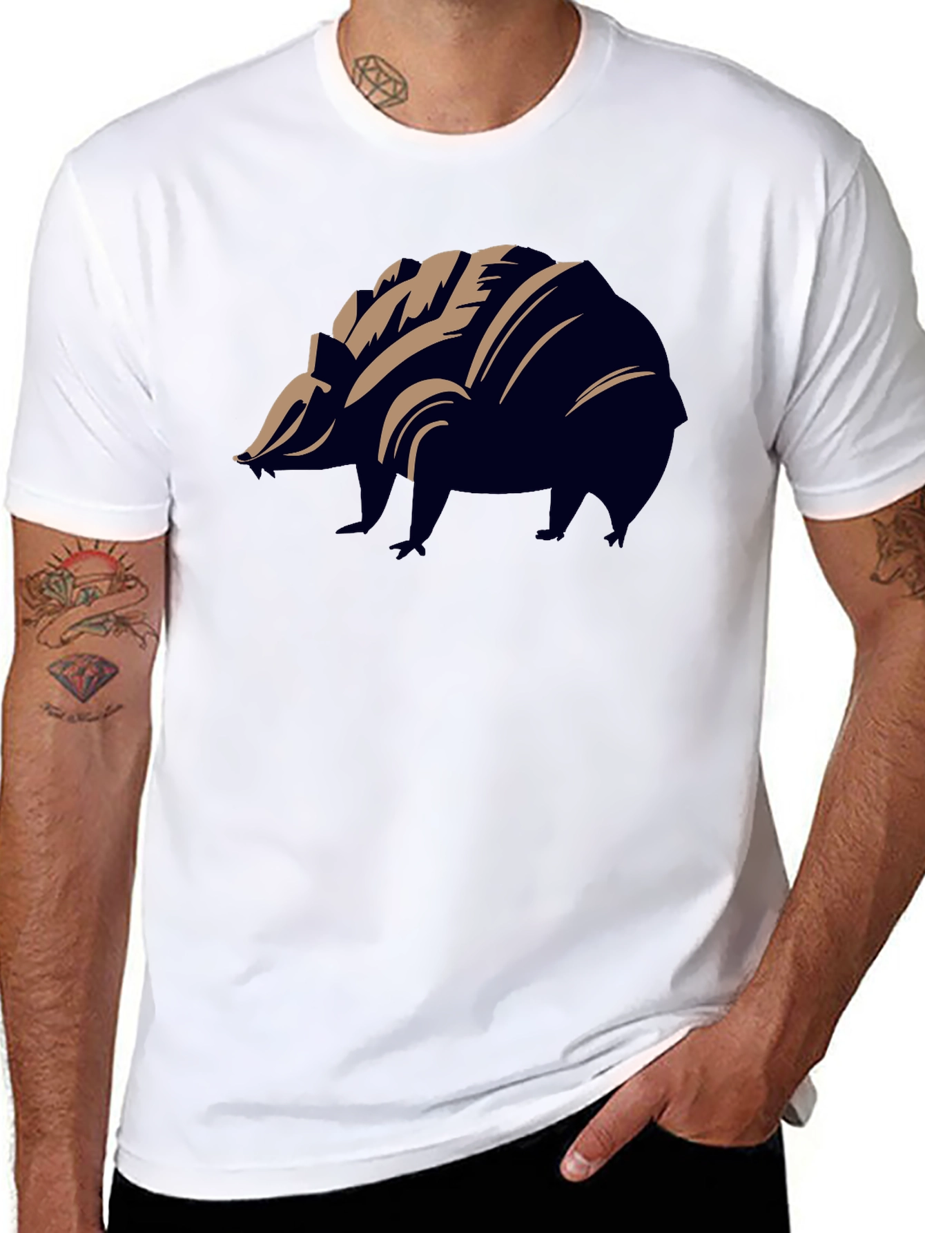 Badger Graphic T-Shirt - Black