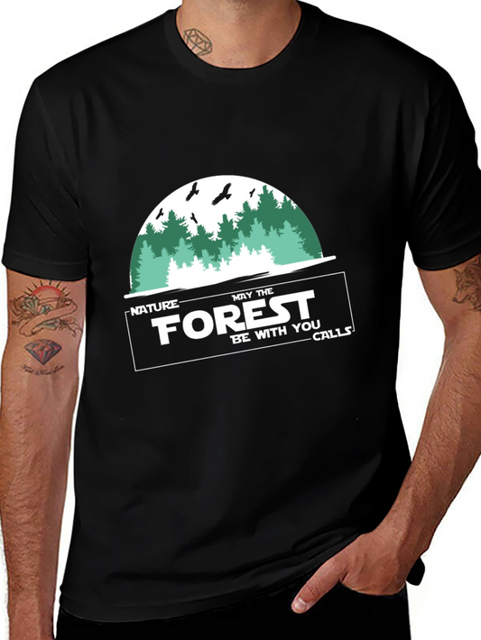 Nature Forest Calls T-Shirt - May The Forest Be With You Tee