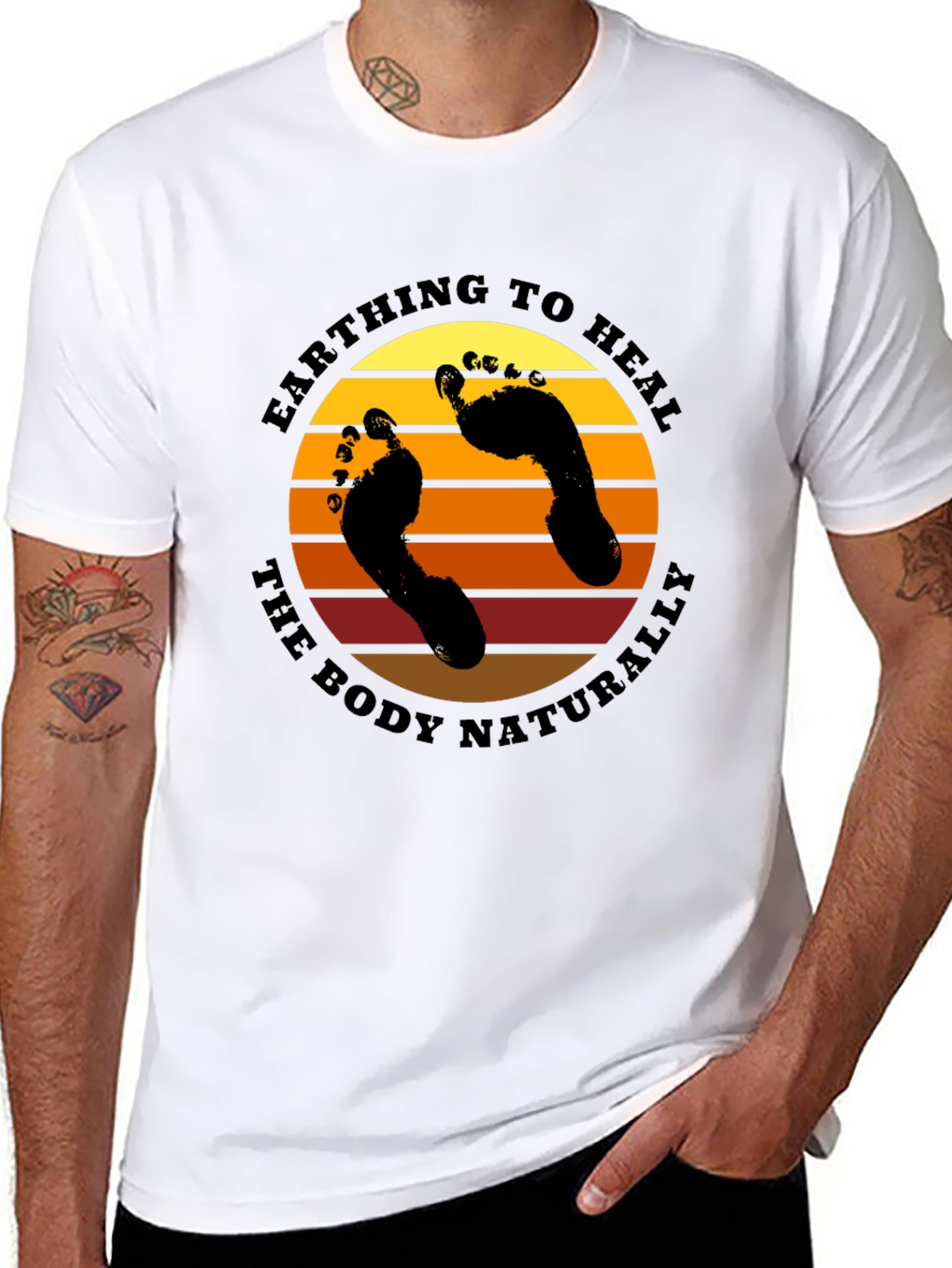 Earthing To Heal T-Shirt - Body Naturally
