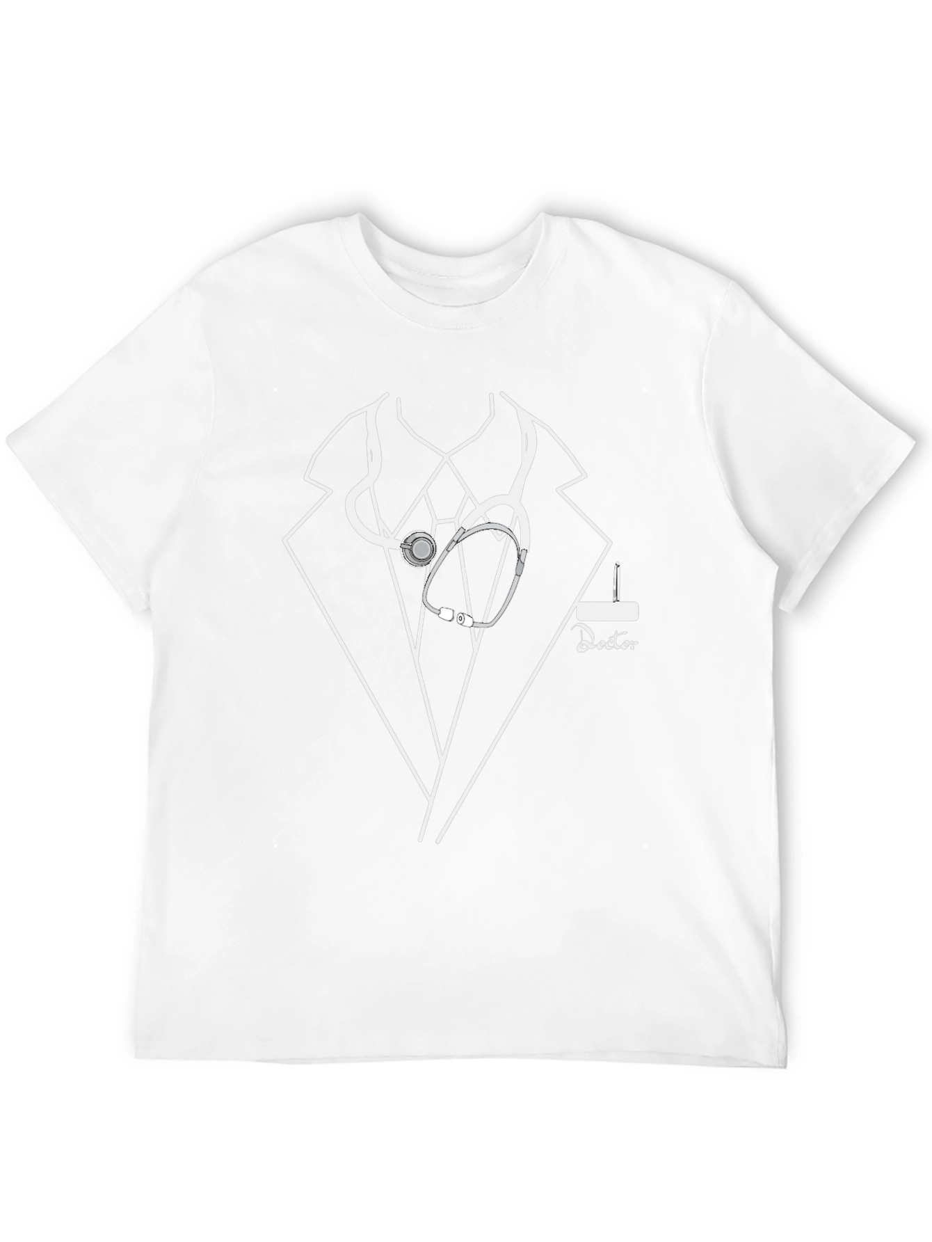 Doctor Outfit T-Shirt - Novelty Stethoscope Tee
