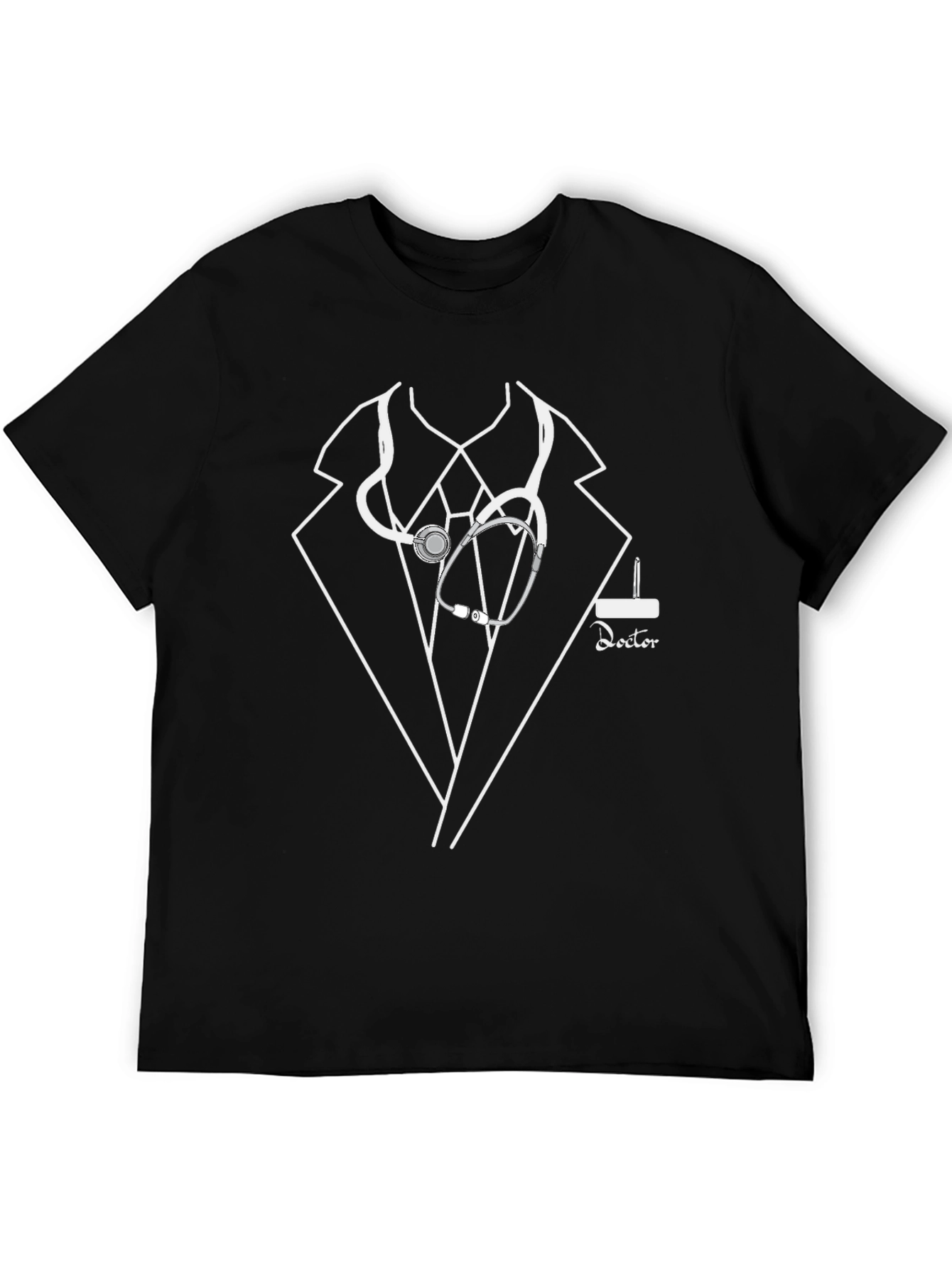 Doctor Outfit T-Shirt - Novelty Stethoscope Tee