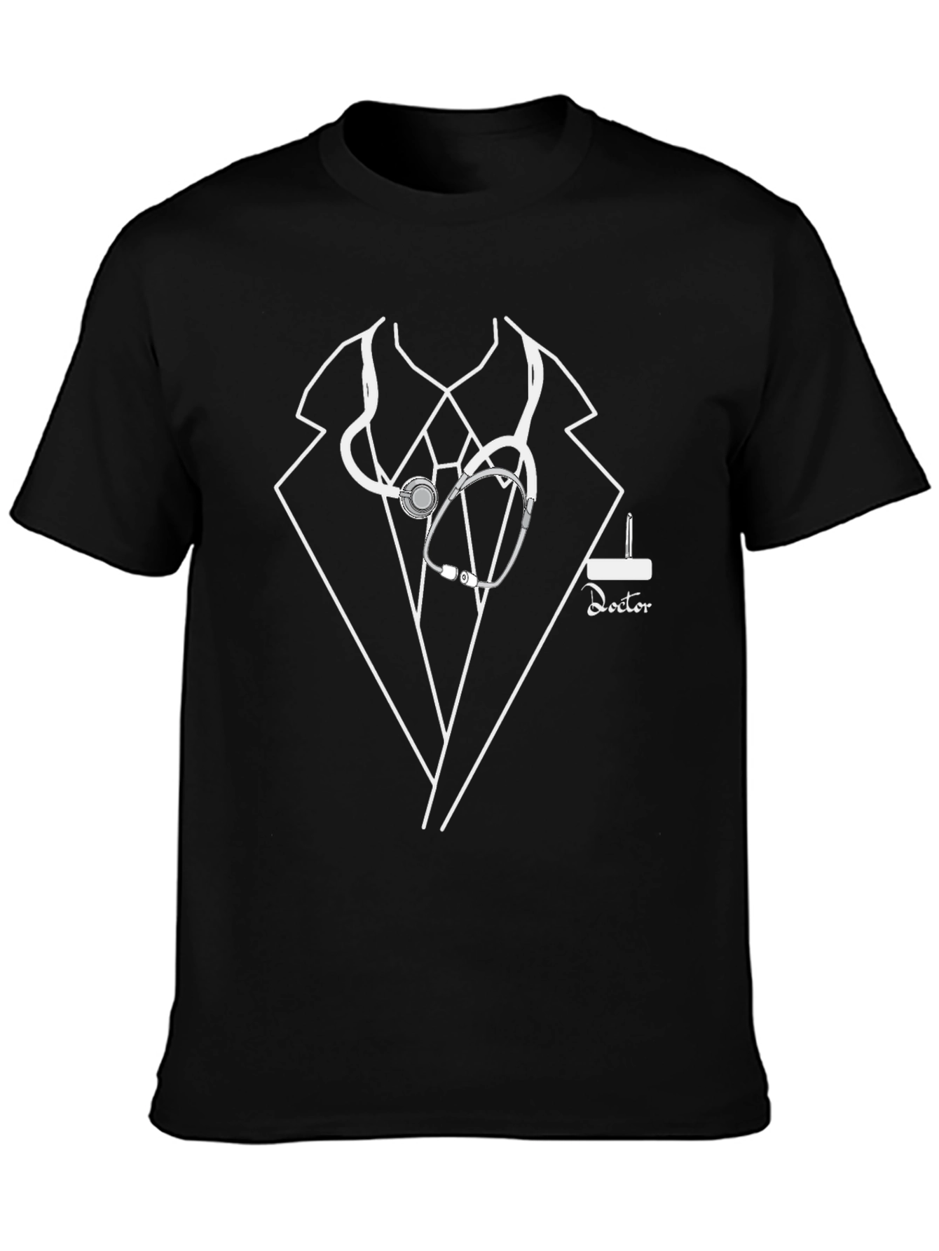 Doctor Outfit T-Shirt - Novelty Stethoscope Tee