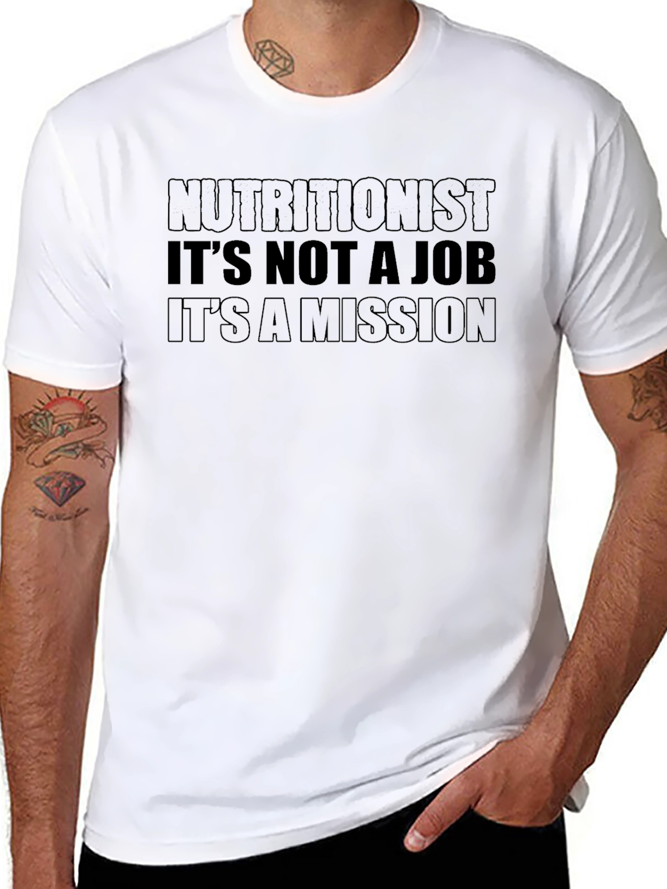 Nutritionist Mission Statement Graphic Tee