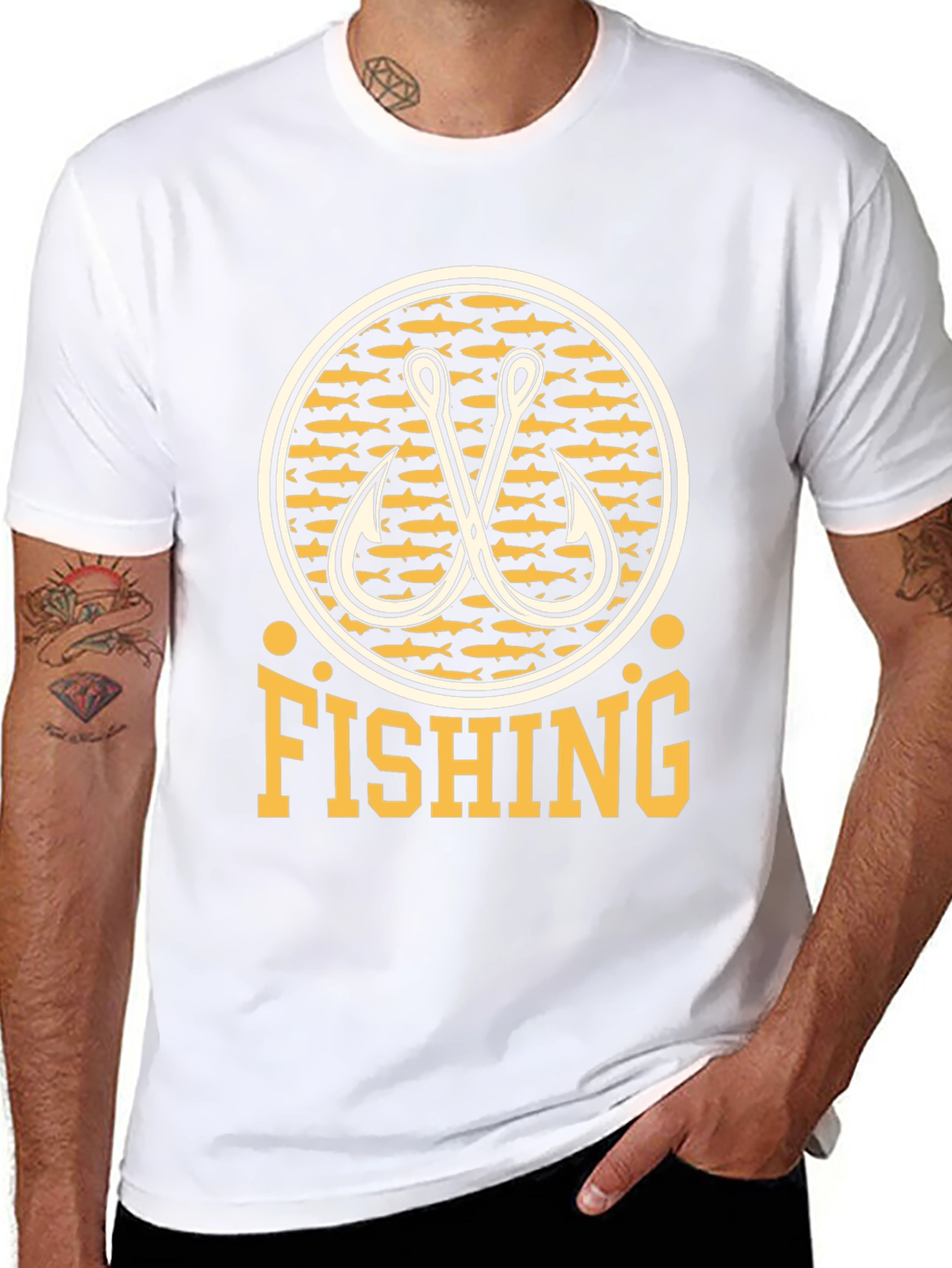 Fishing Hooks T-Shirt - Angler Gift