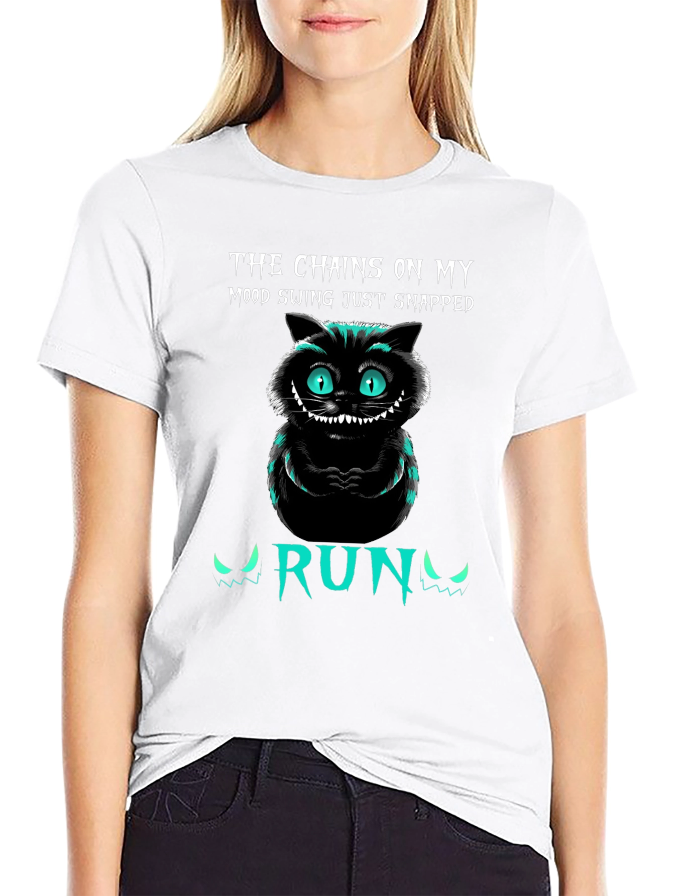 The Chains On My Mood Swing Cheshire Cat T-Shirt