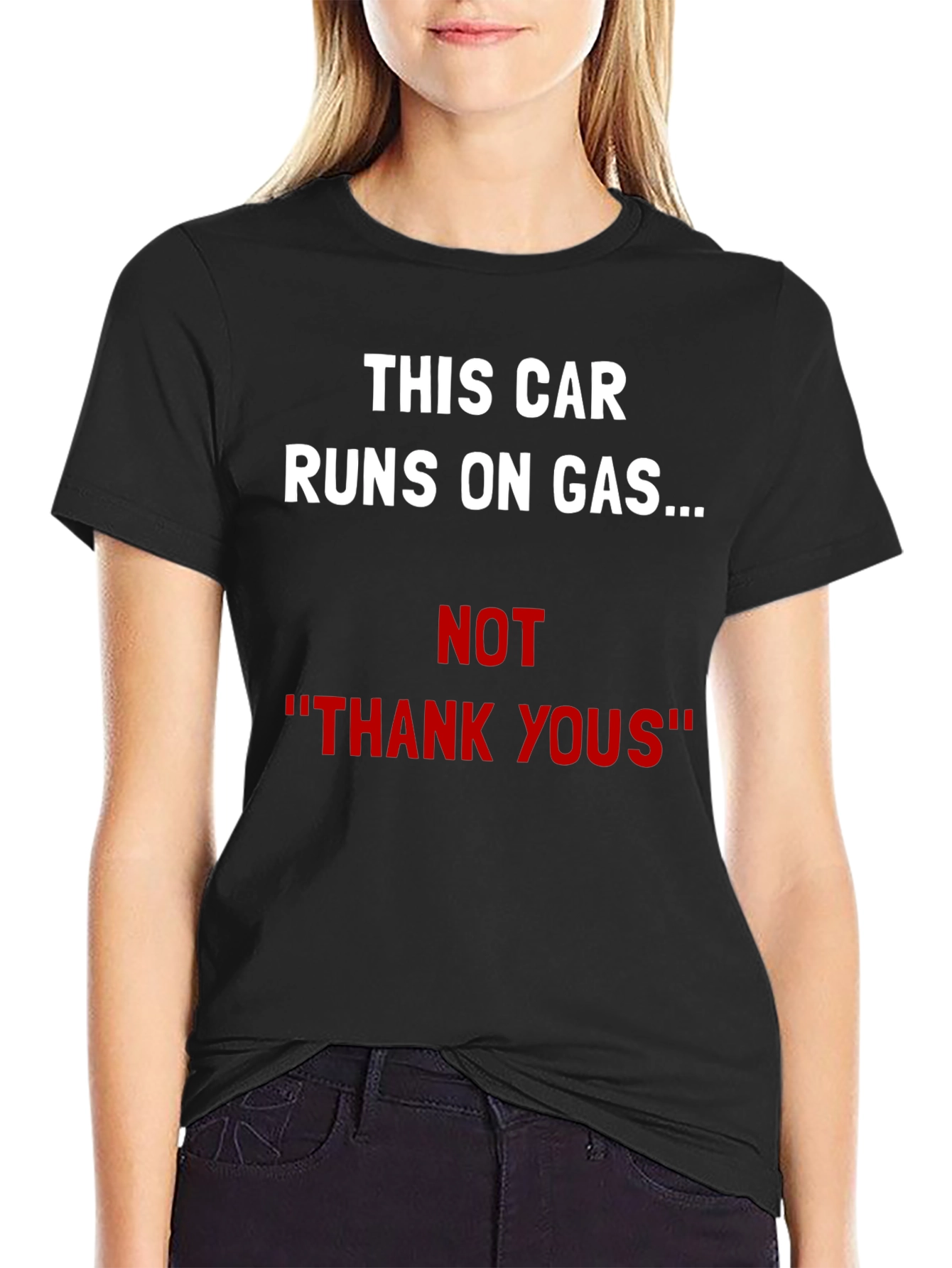 Funny Car Lover T-Shirt - Gas Not Thanks