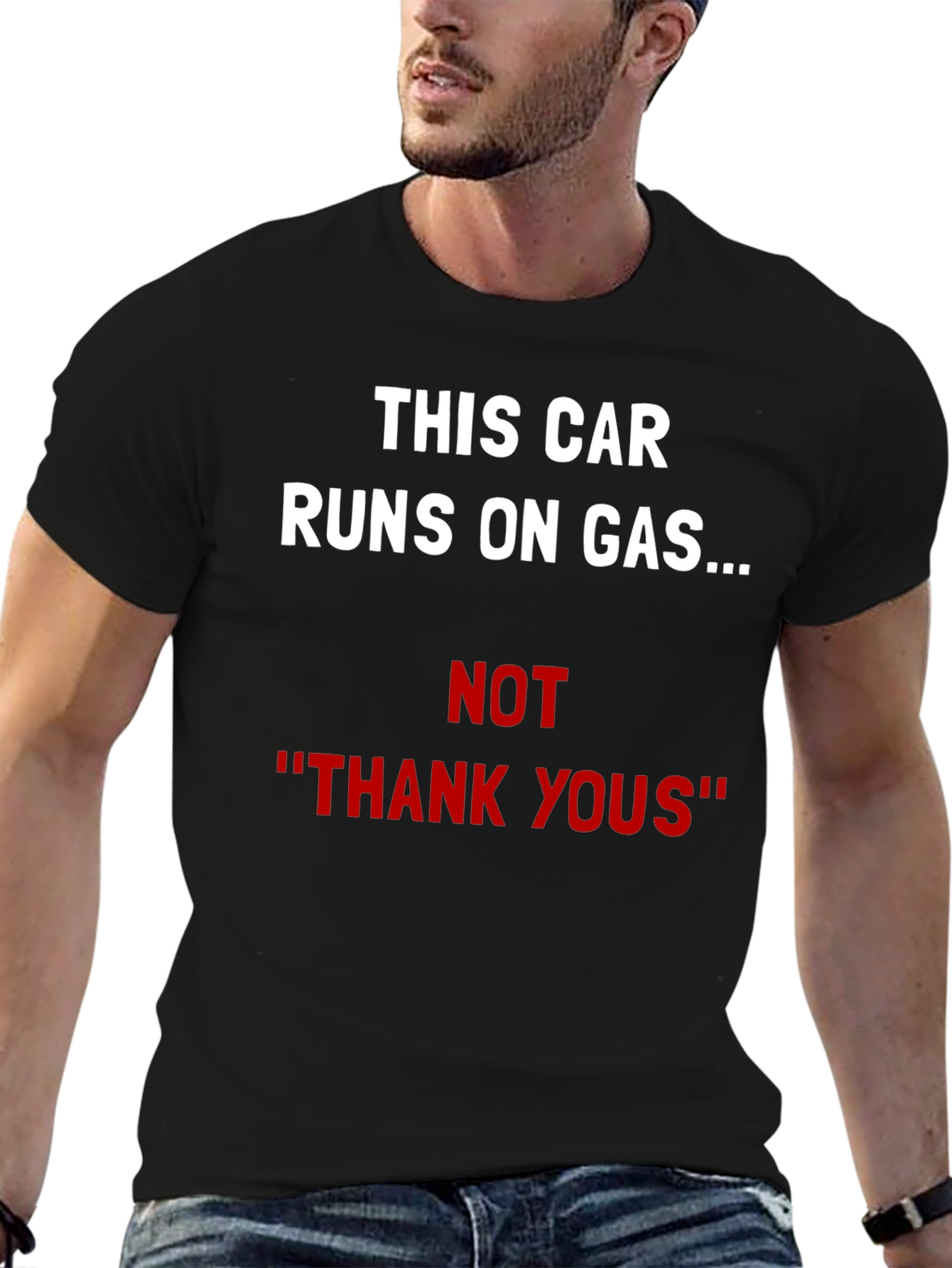 Funny Car Lover T-Shirt - Gas Not Thanks