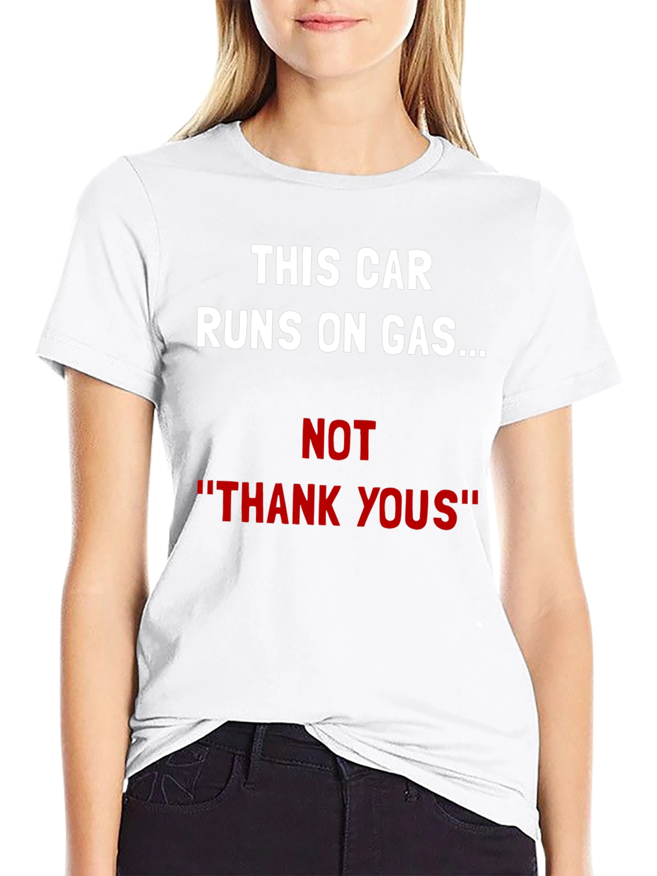 Funny Car Lover T-Shirt - Gas Not Thanks