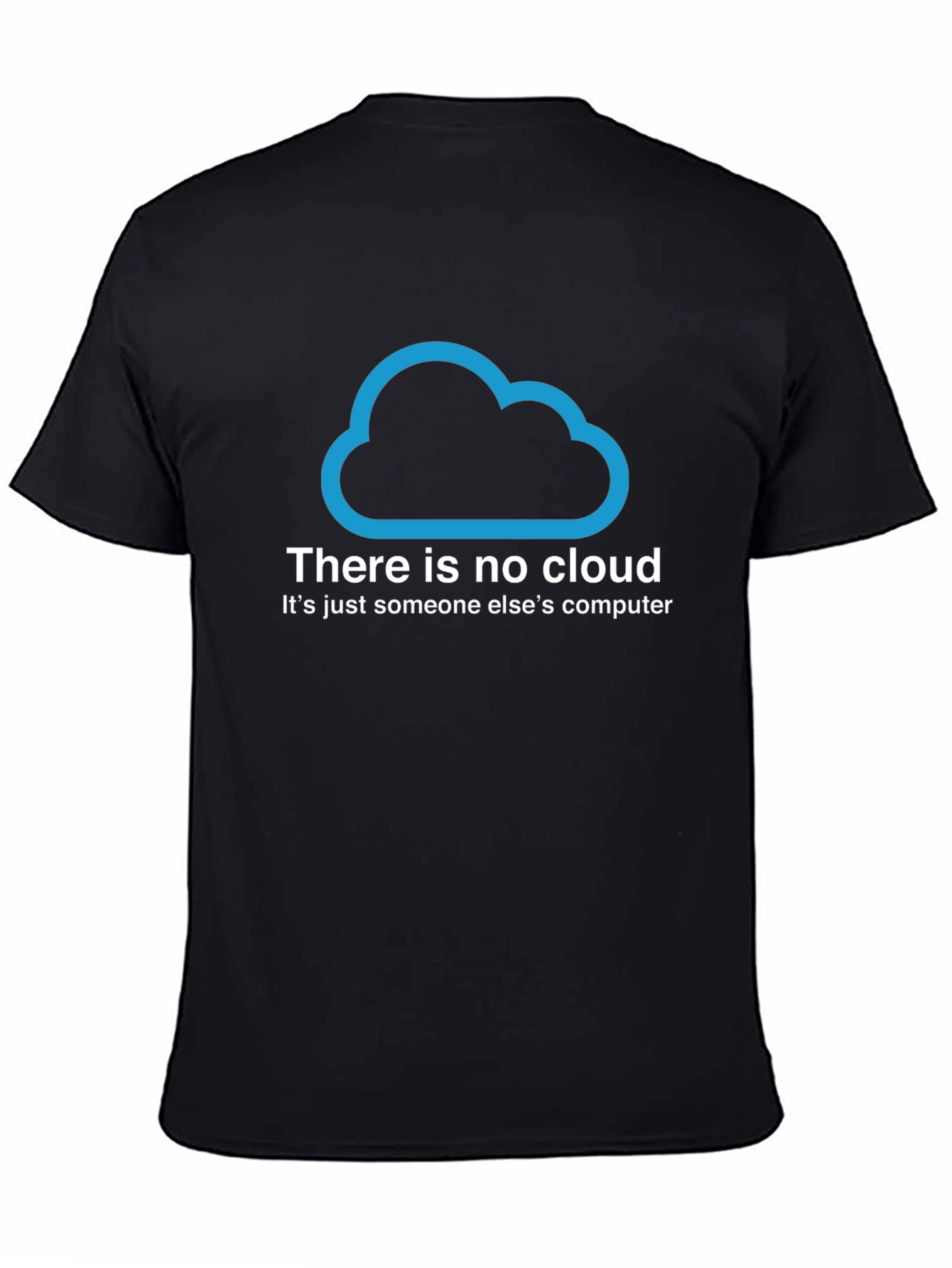 There Is No Cloud Black T-Shirt