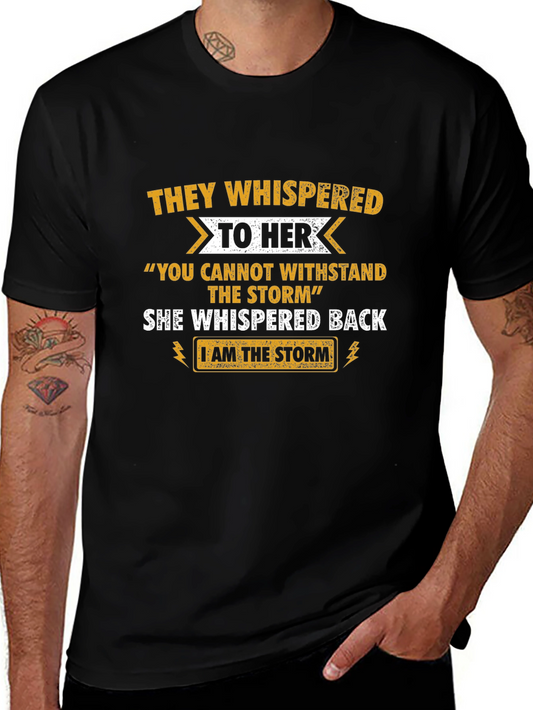 I am the Storm T-Shirt - Empowering Graphic Tee