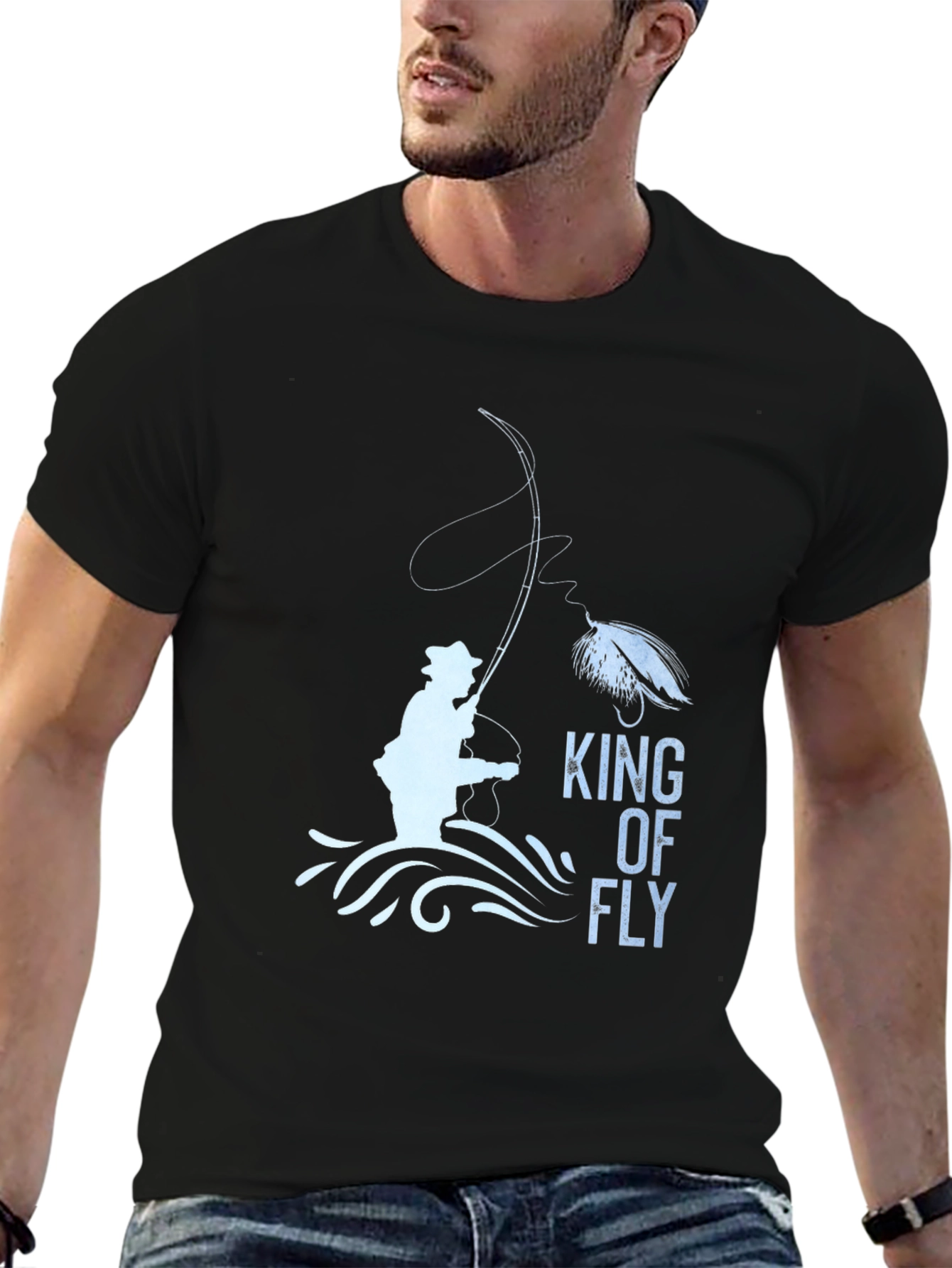 King of Fly Fishing Graphic Tee