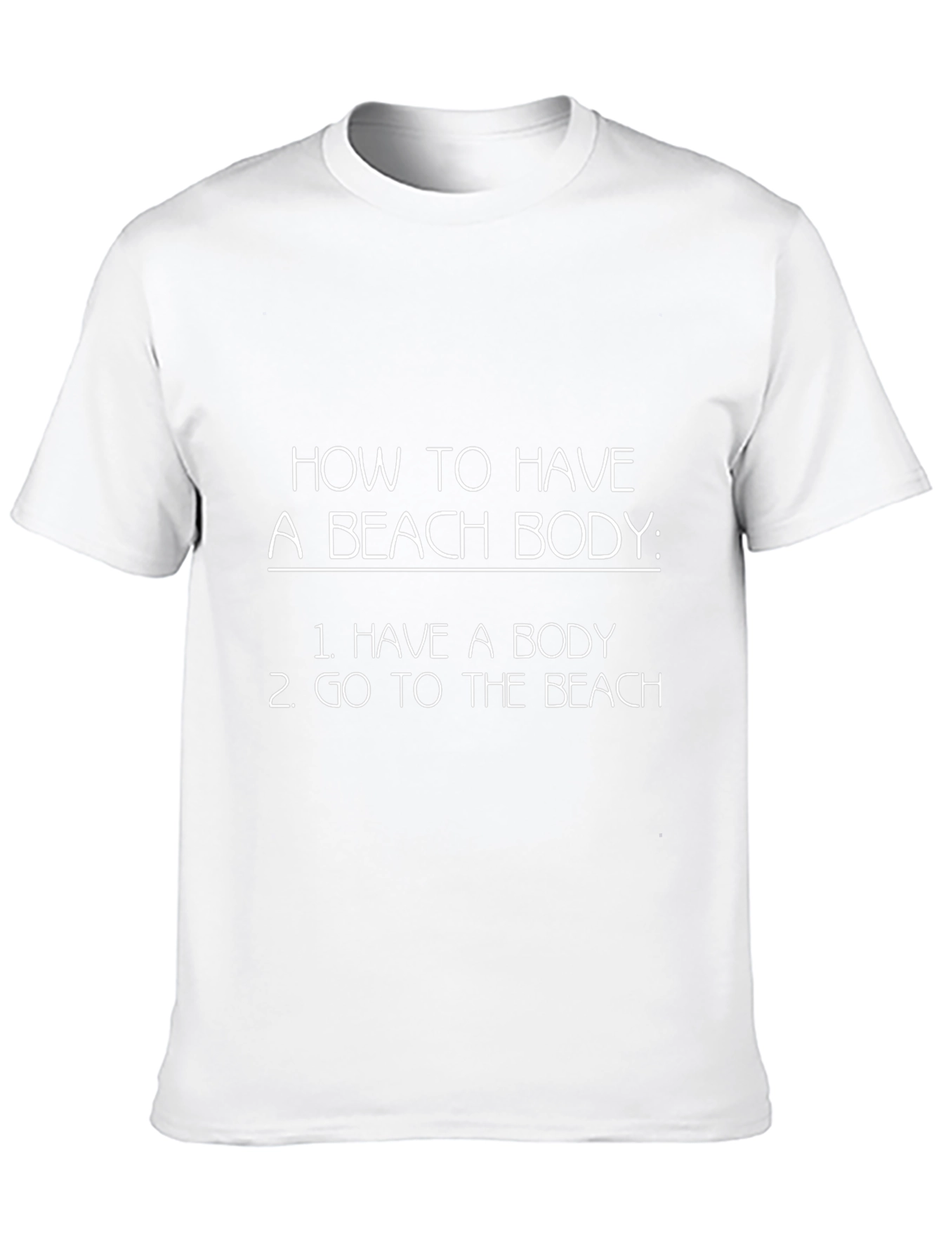 Funny Beach Body T-Shirt - Go to the Beach!