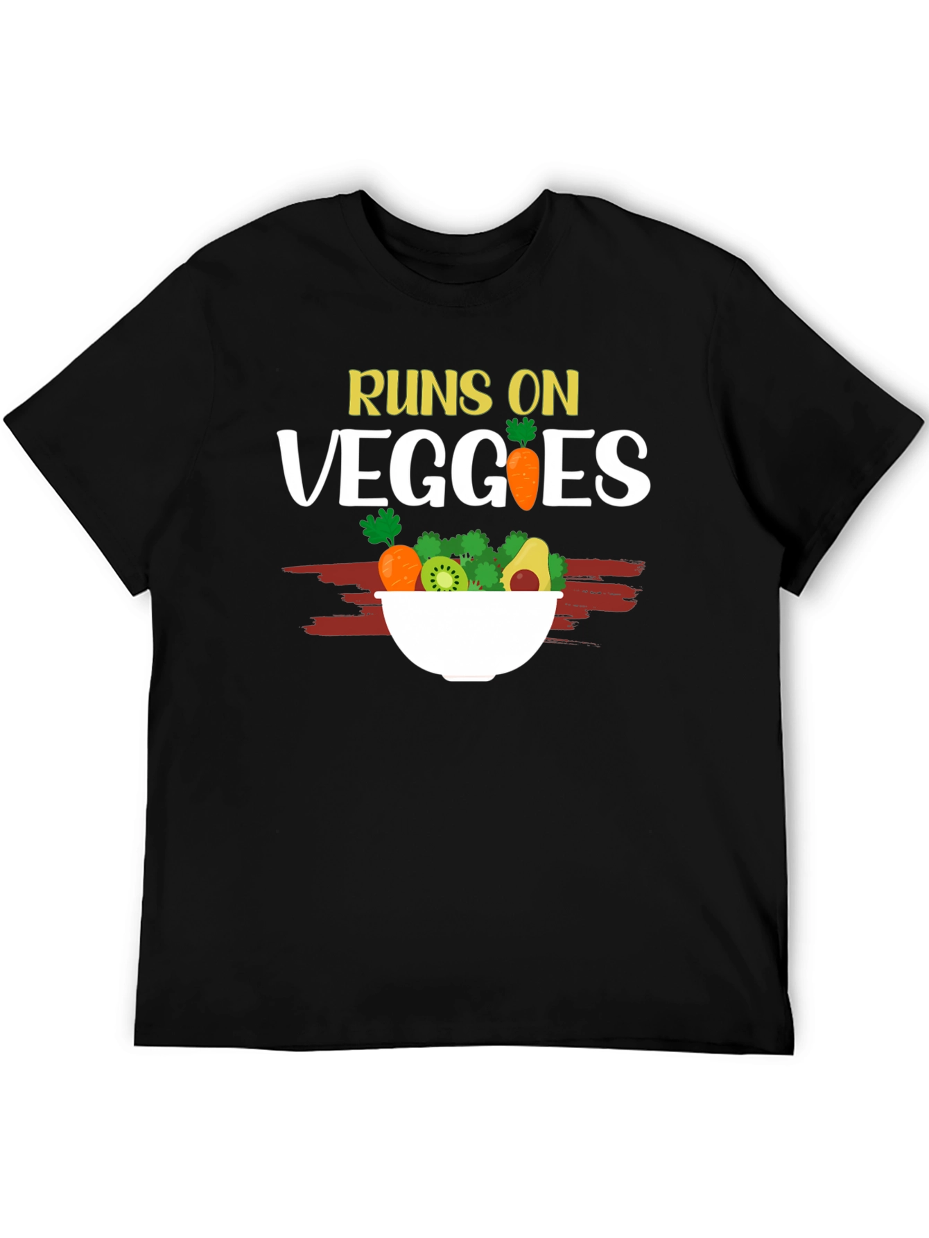 Runs On Veggies T-Shirt - Vegan Friendly