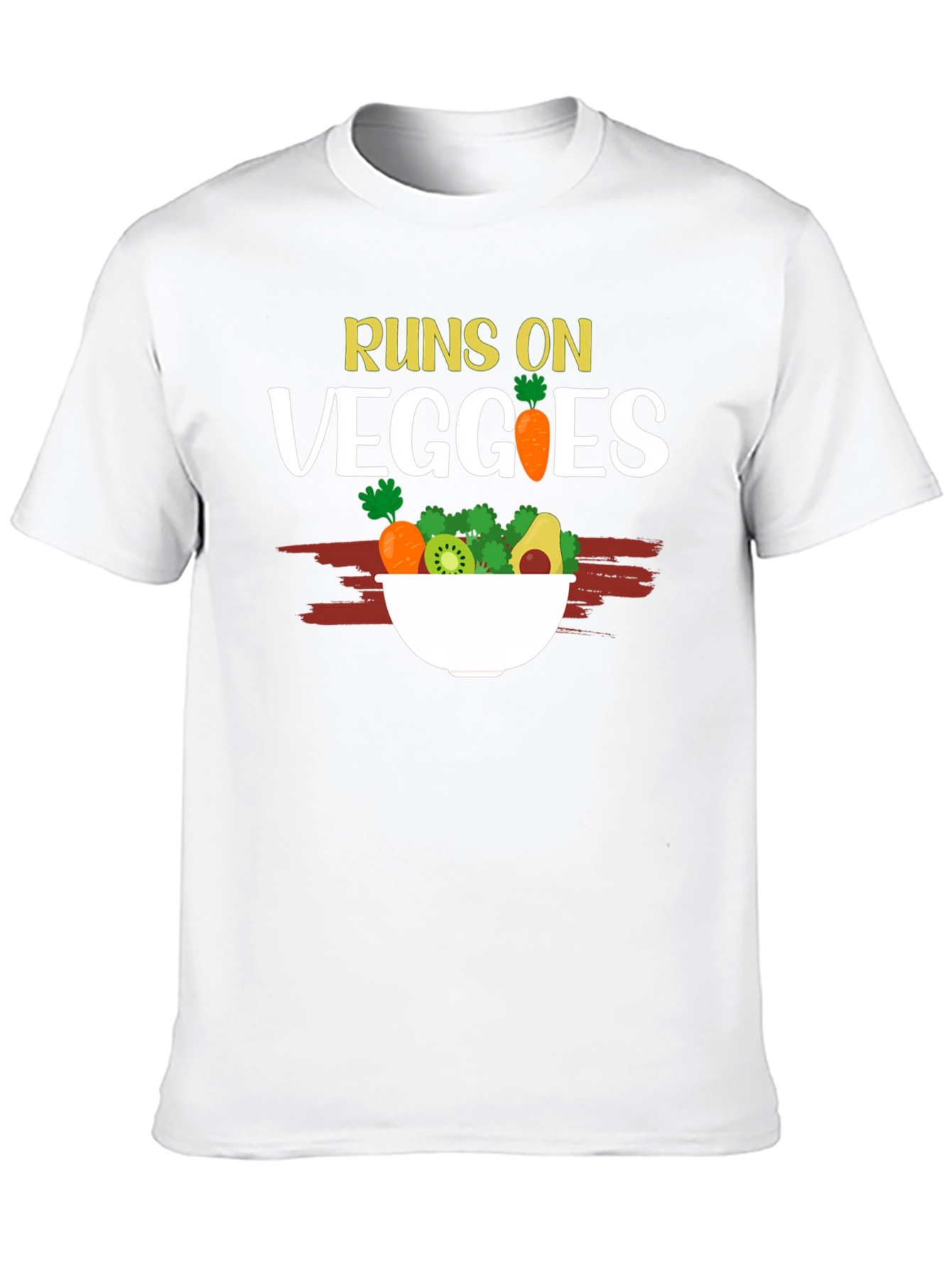 Runs On Veggies T-Shirt - Vegan Friendly