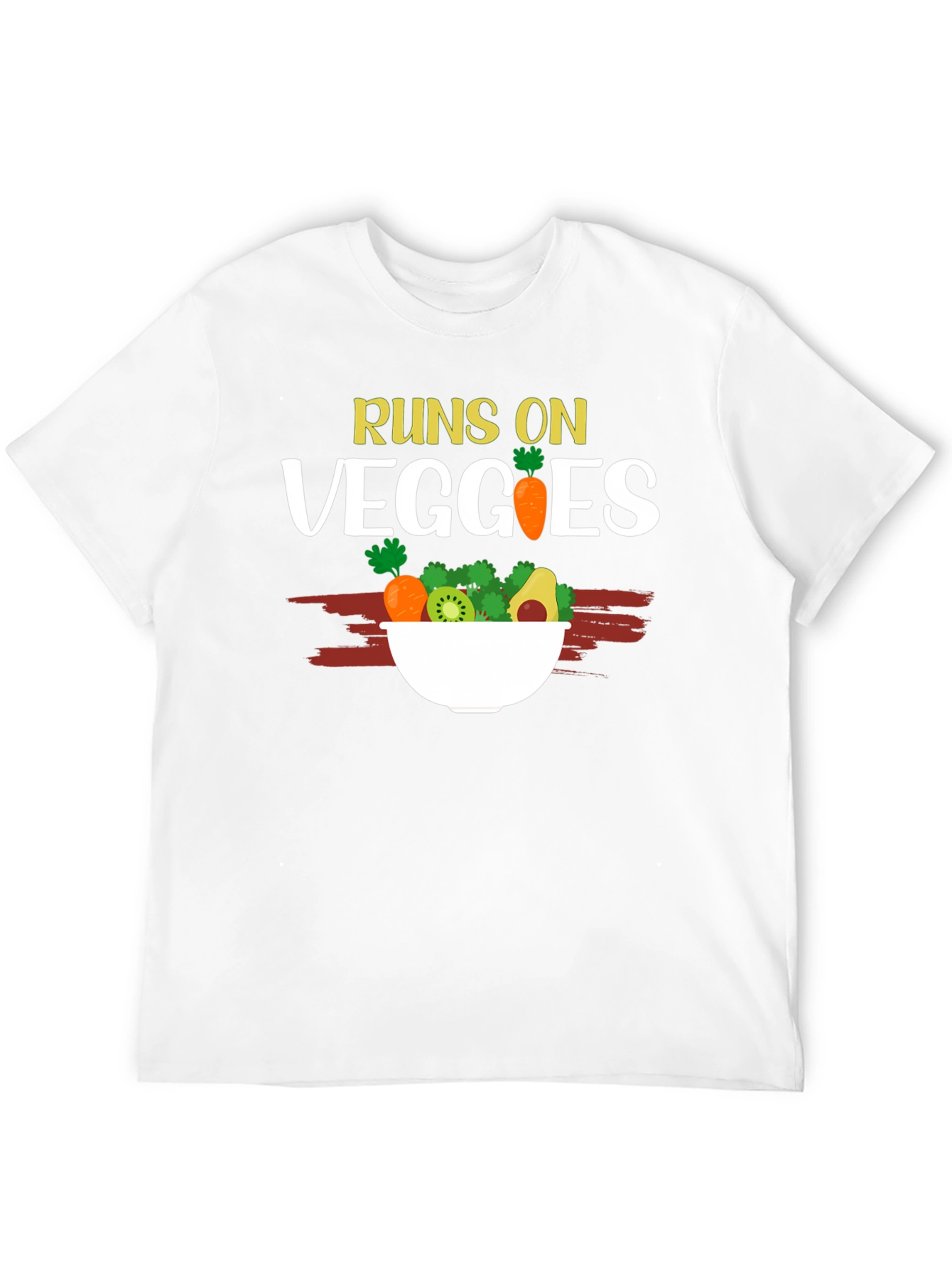 Runs On Veggies T-Shirt - Vegan Friendly