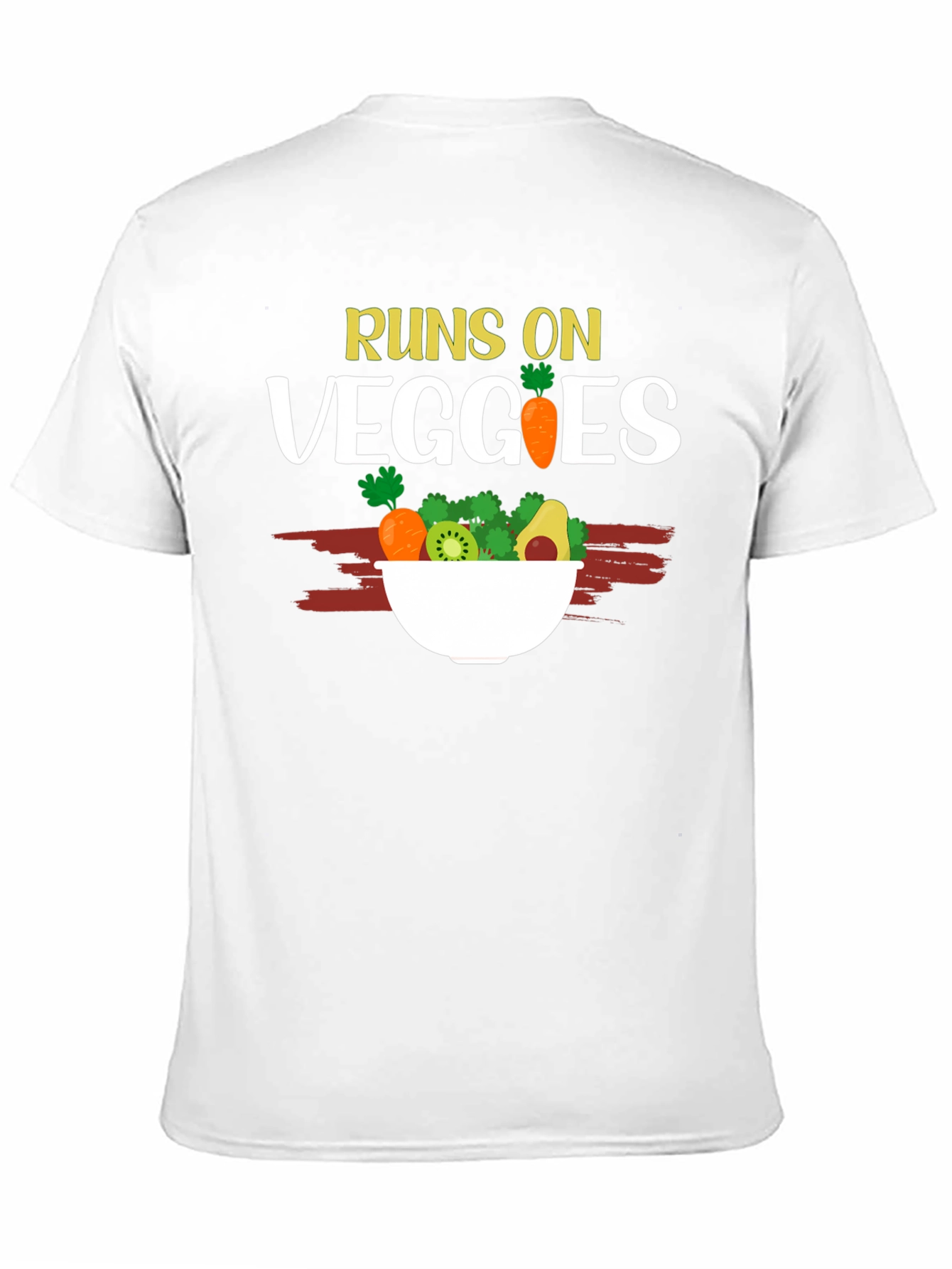 Runs On Veggies T-Shirt - Vegan Friendly