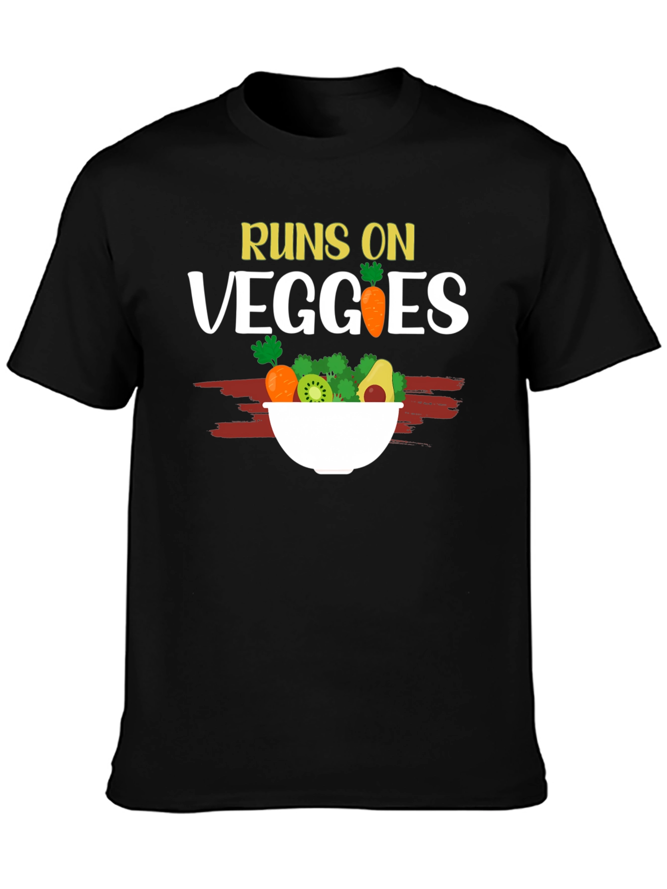 Runs On Veggies T-Shirt - Vegan Friendly