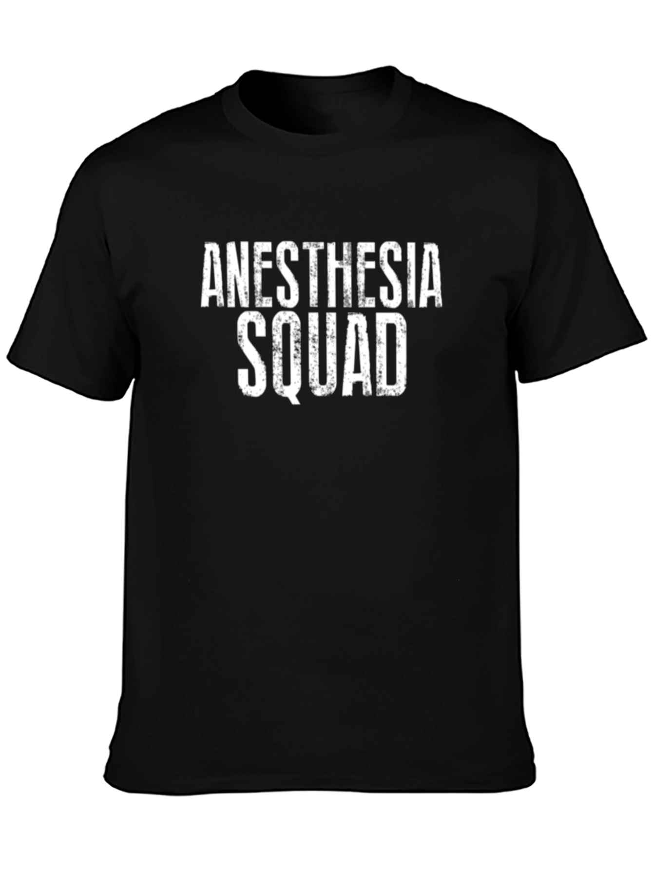 Anesthesia Squad Black T-Shirt - Medical Team Apparel
