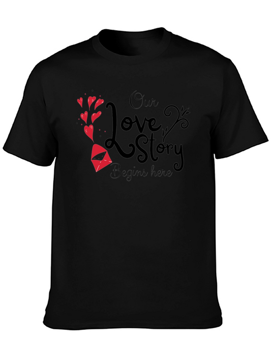 Our Love Story Begins Here T-Shirt