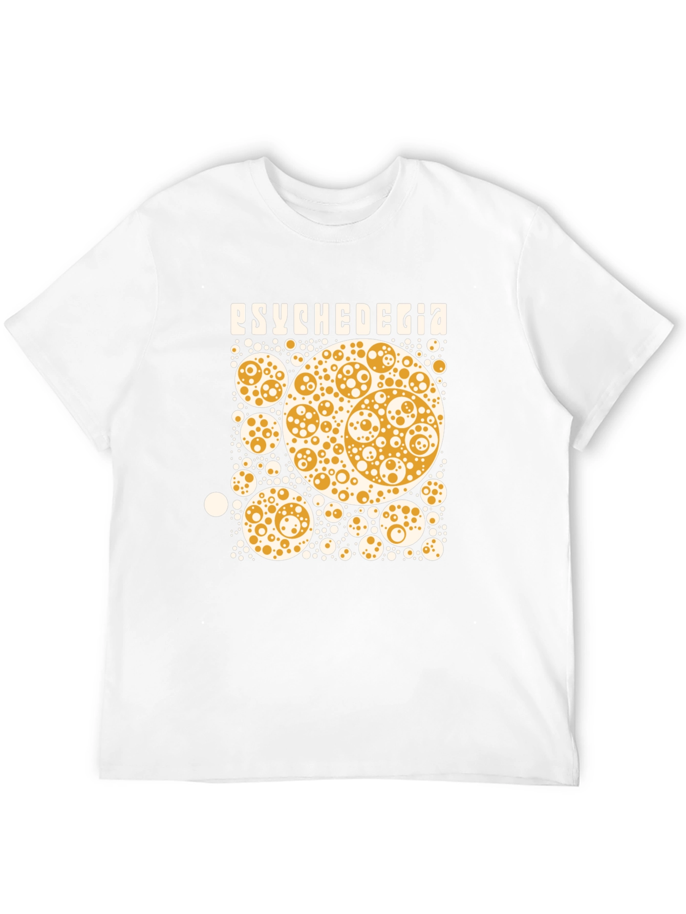Psychedegia Graphic Tee - Black Cotton Blend T-Shirt
