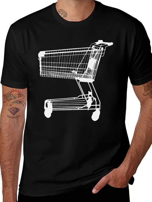 Shopping Cart Graphic Tee - Cool & Quirky Design