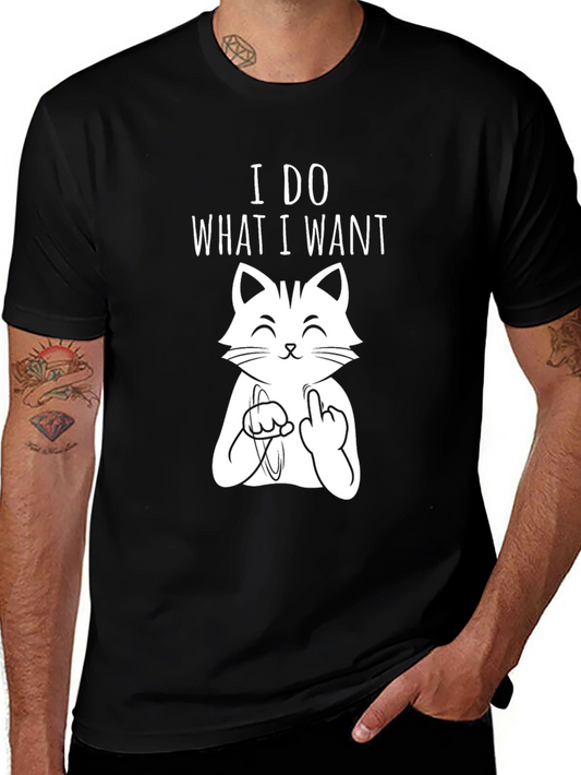 I Do What I Want Cat T-Shirt