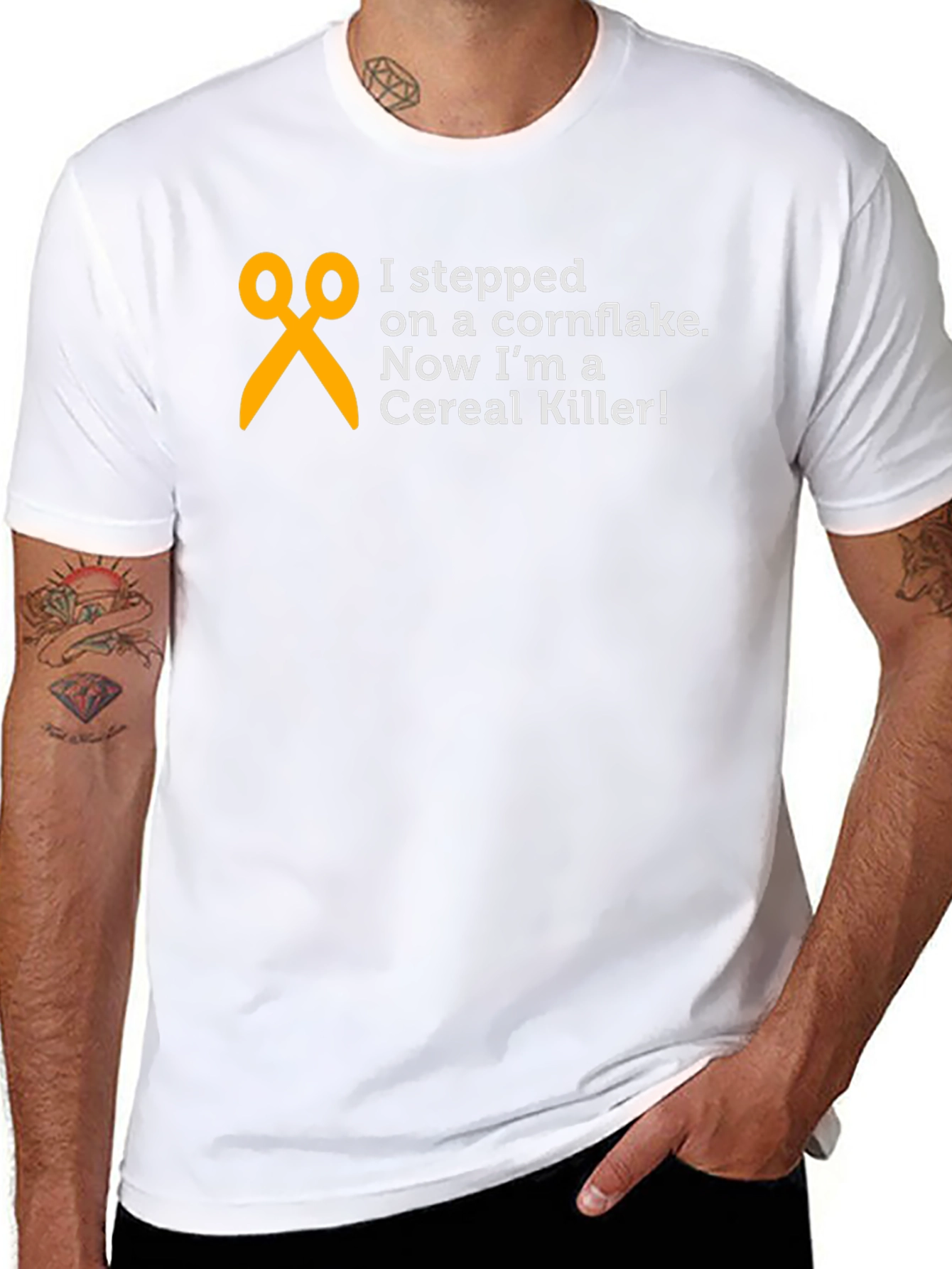 Cereal Killer T-Shirt Funny Pun Graphic Tee