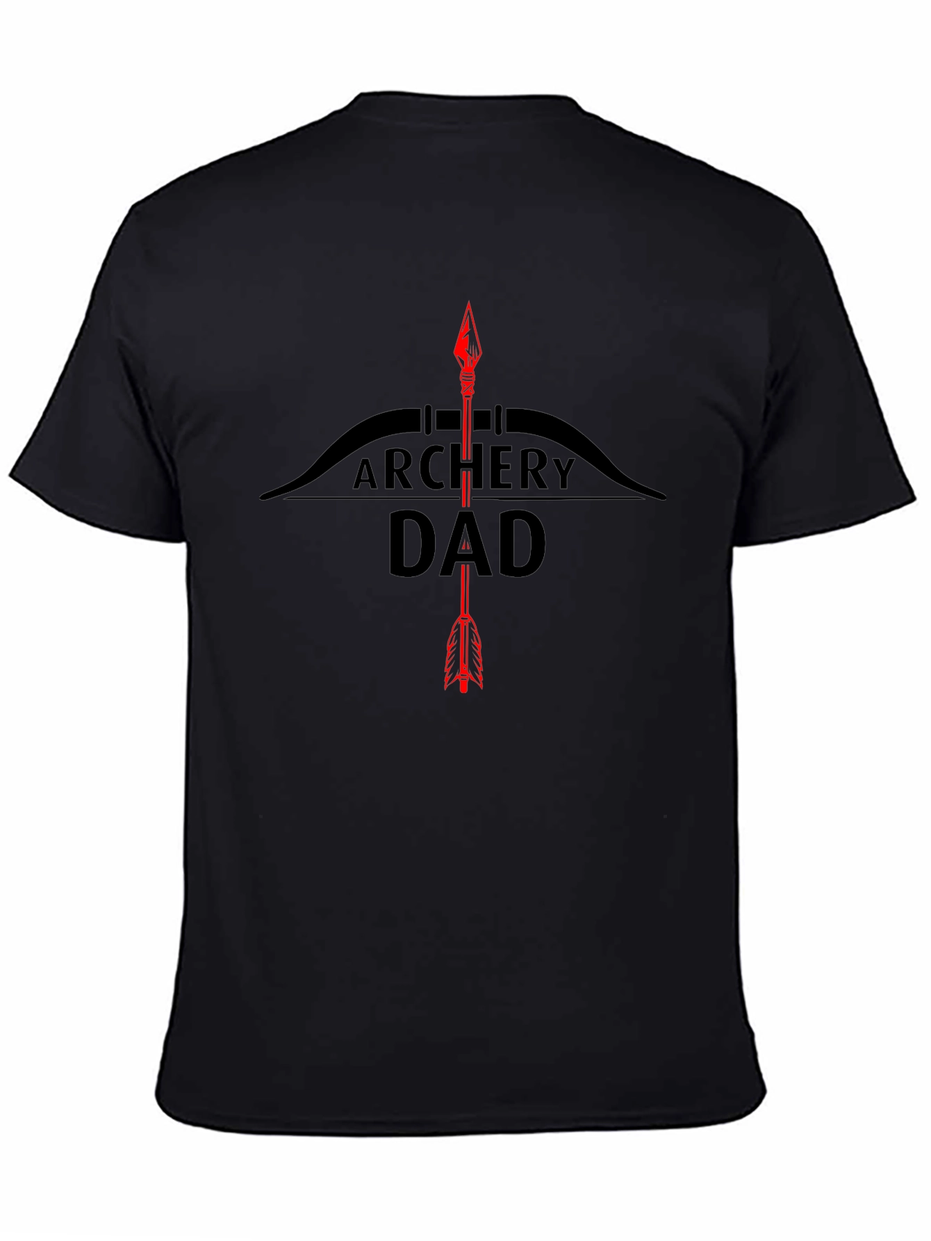 Archery Dad Graphic Tee - Bow & Arrow Design