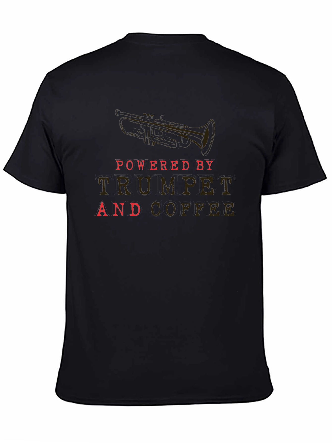 Trumpet & Coffee T-Shirt - Musicians Daily Fuel Tee