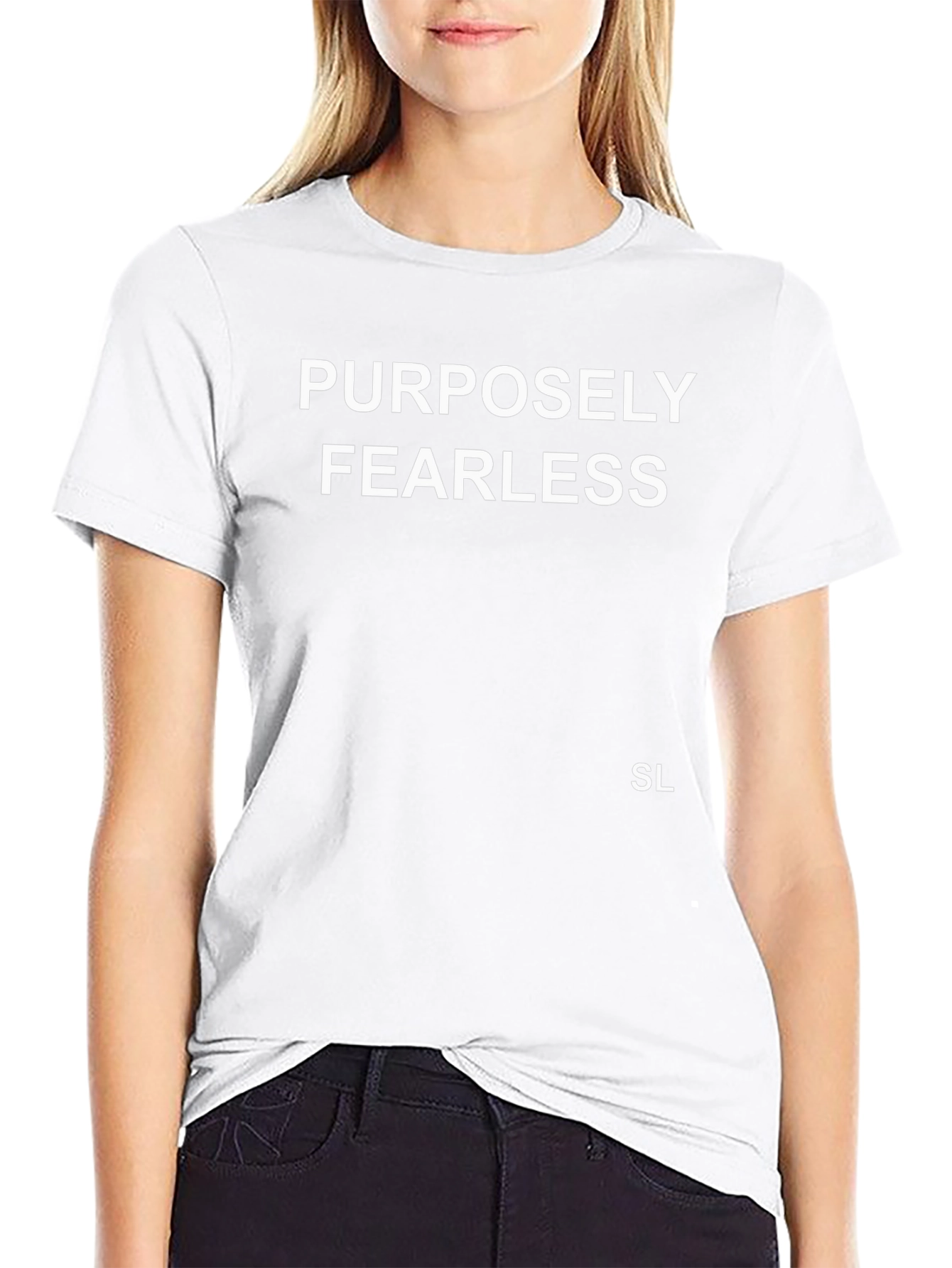 Purposely Fearless Black T-Shirt