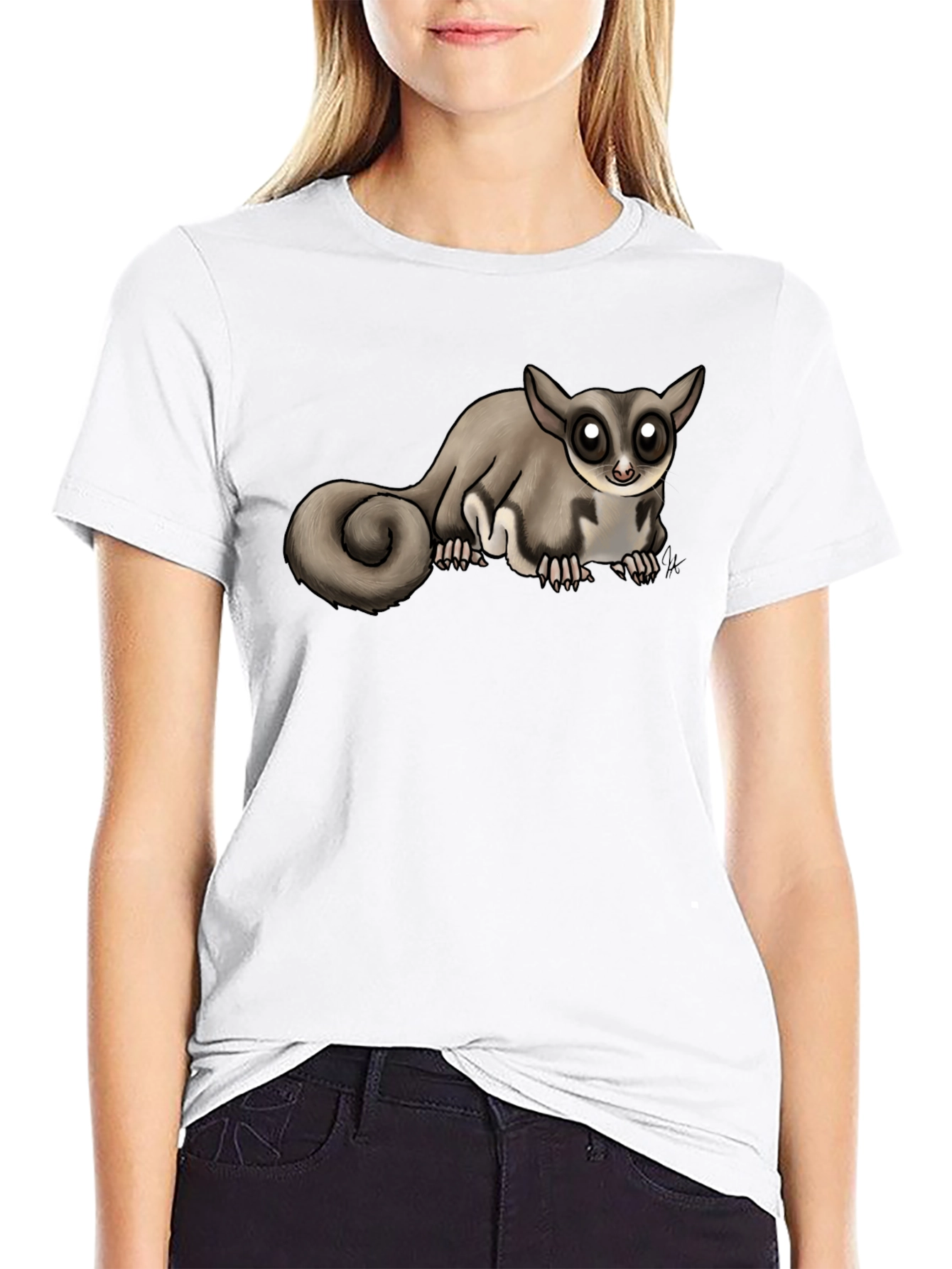 Sugar Glider Graphic Tee - Unique Animal Design