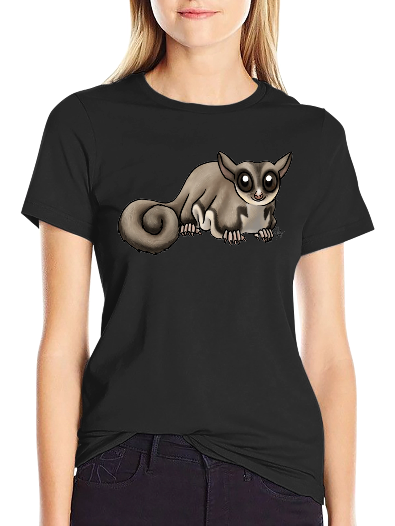 Sugar Glider Graphic Tee - Unique Animal Design