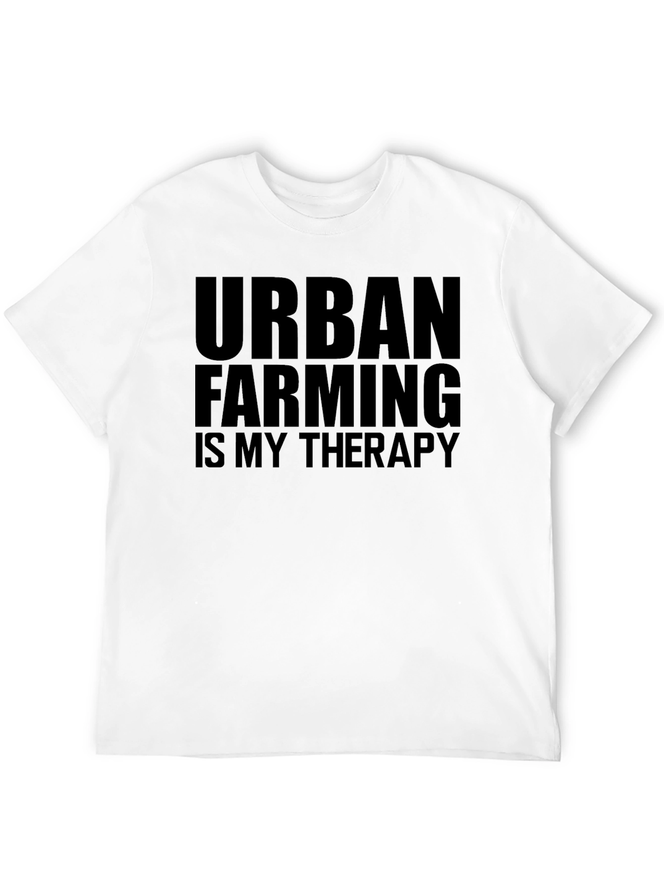Urban Farming Therapy Black Tee