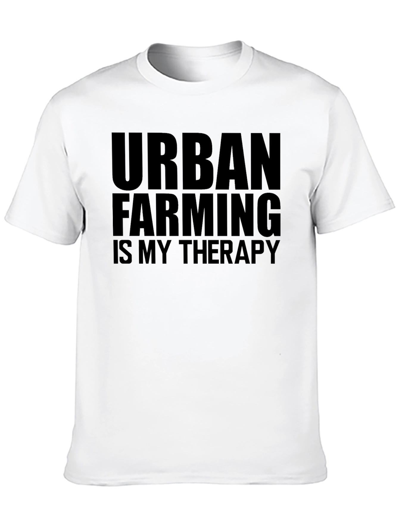 Urban Farming Therapy Black Tee