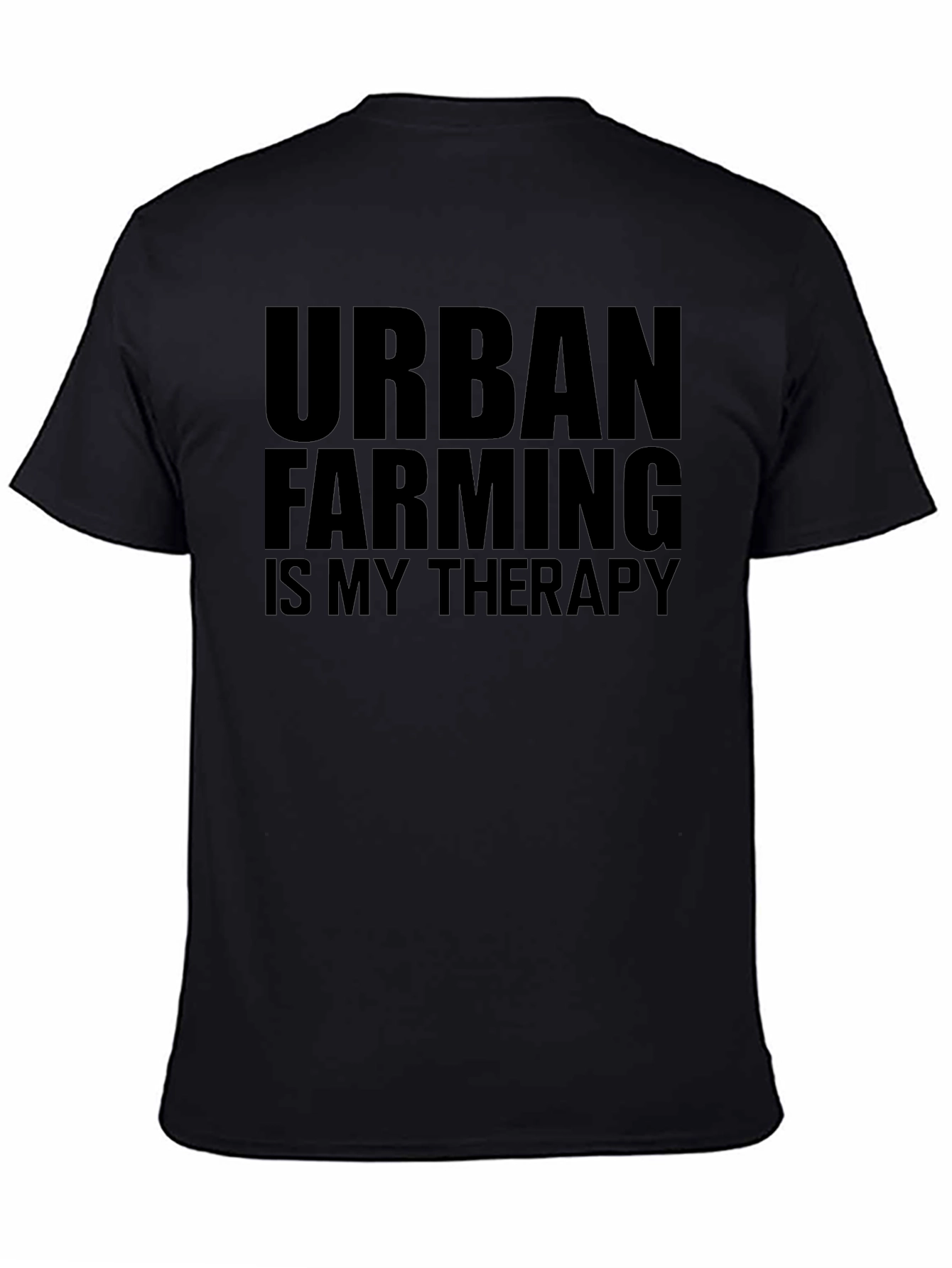 Urban Farming Therapy Black Tee