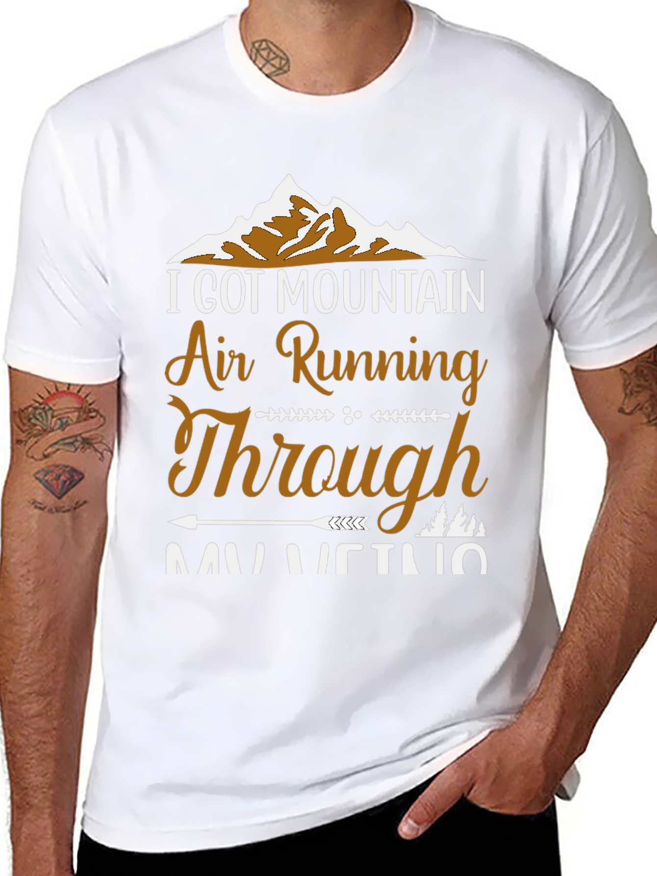 Mountain Air Running Graphic T-Shirt