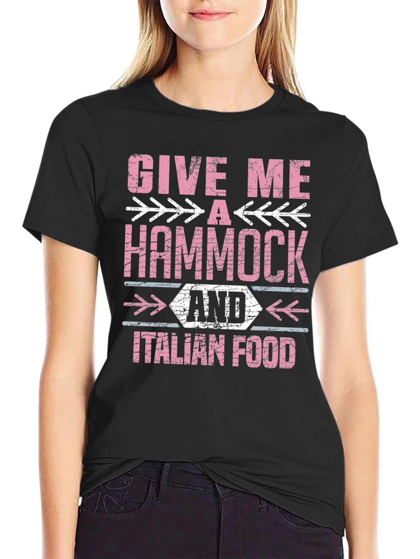 Give Me A Hammock & Italian Food T-Shirt