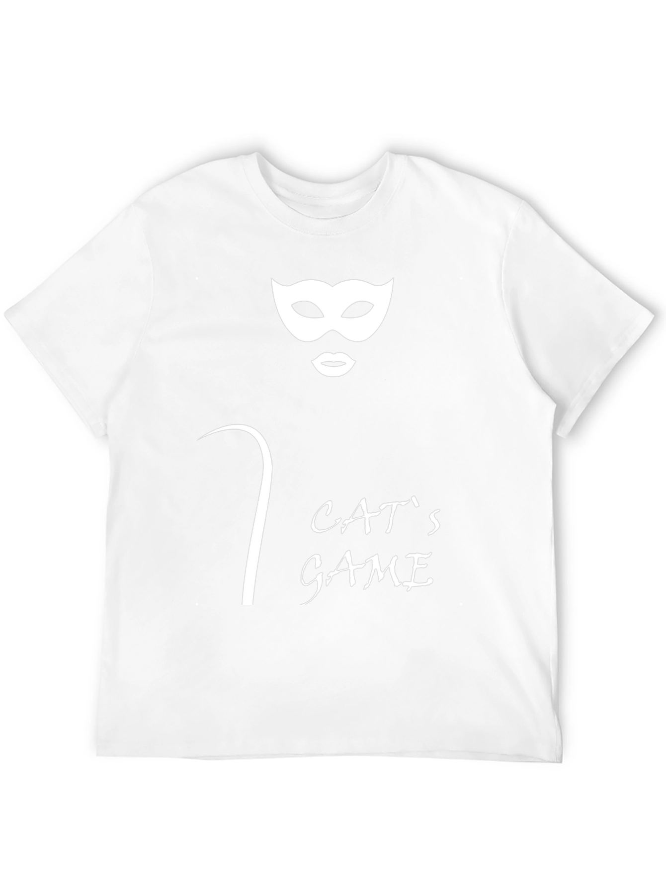 Cats Game Graphic Tee - Black Unisex T-Shirt
