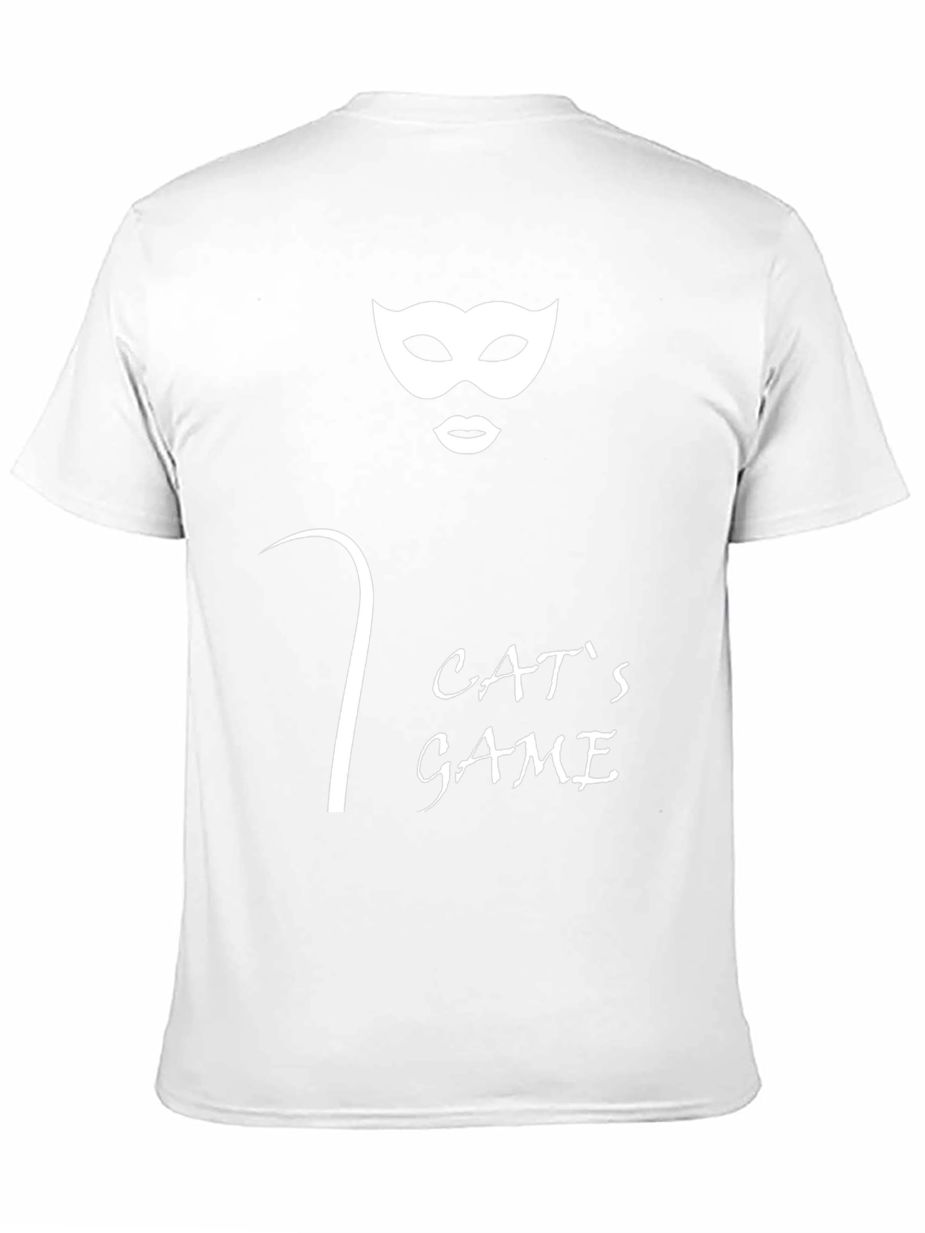 Cats Game Graphic Tee - Black Unisex T-Shirt