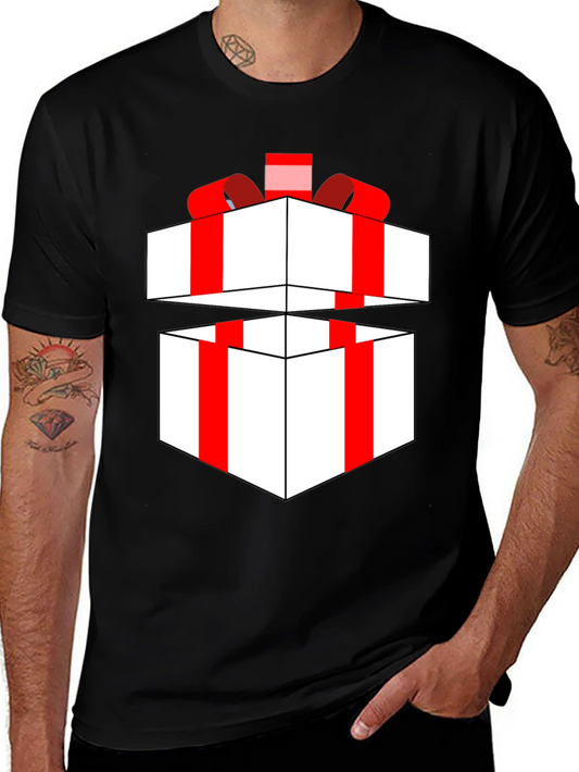 Festive Gift Box T-Shirt - Holiday Apparel