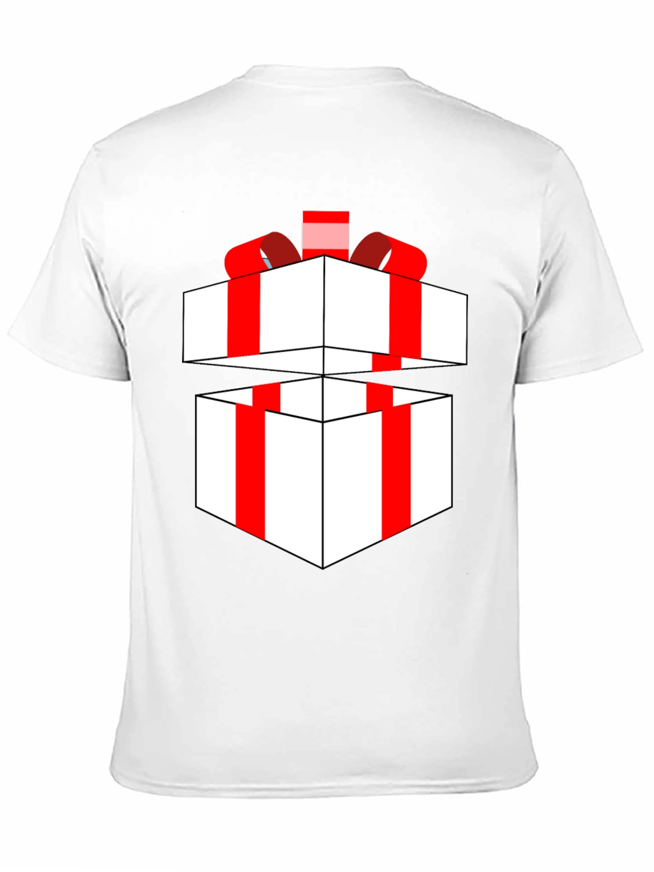 Festive Gift Box T-Shirt - Holiday Apparel
